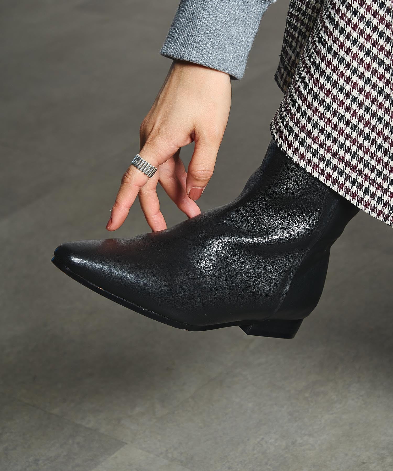 REMME/LEATHER LONG BOOTS