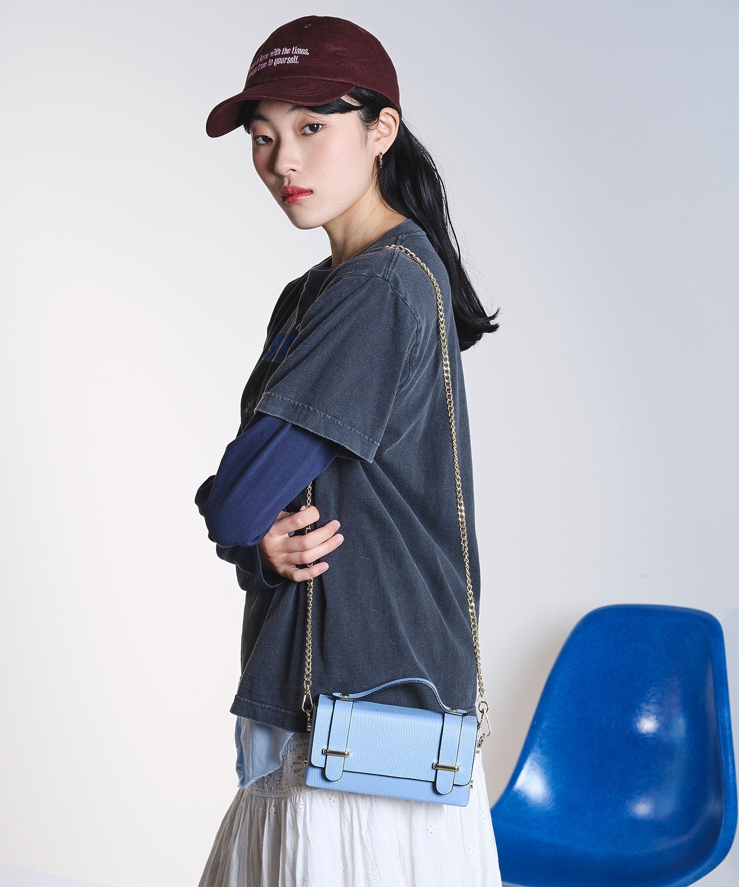 MILLELA FIRENZE/CHAIN SHOULDER BAG
