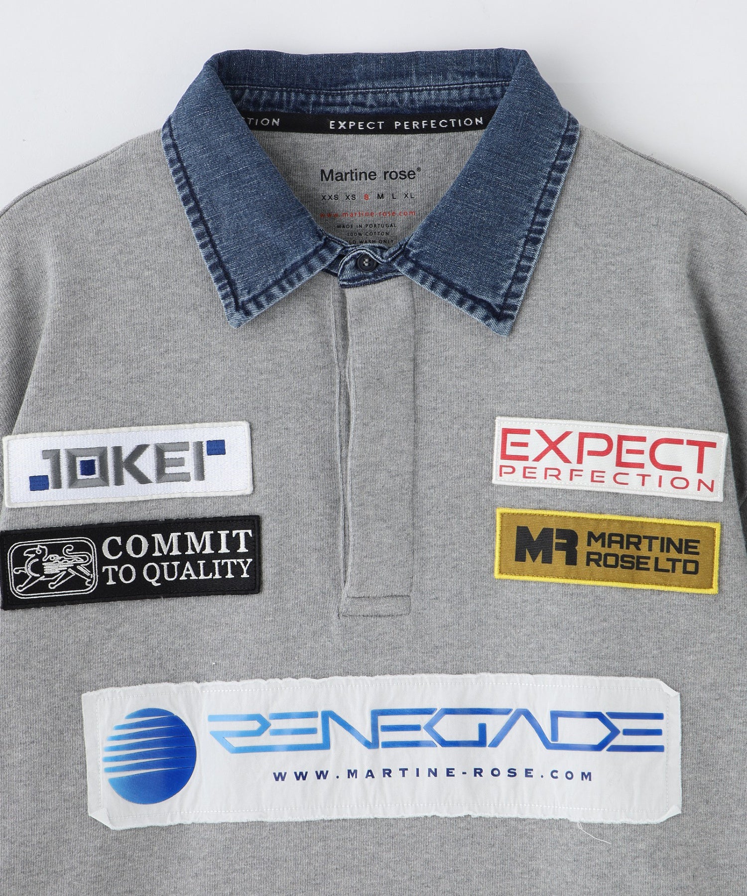 MARTINE ROSE/マーティン ローズ/RUGBY POLO 672JE07045