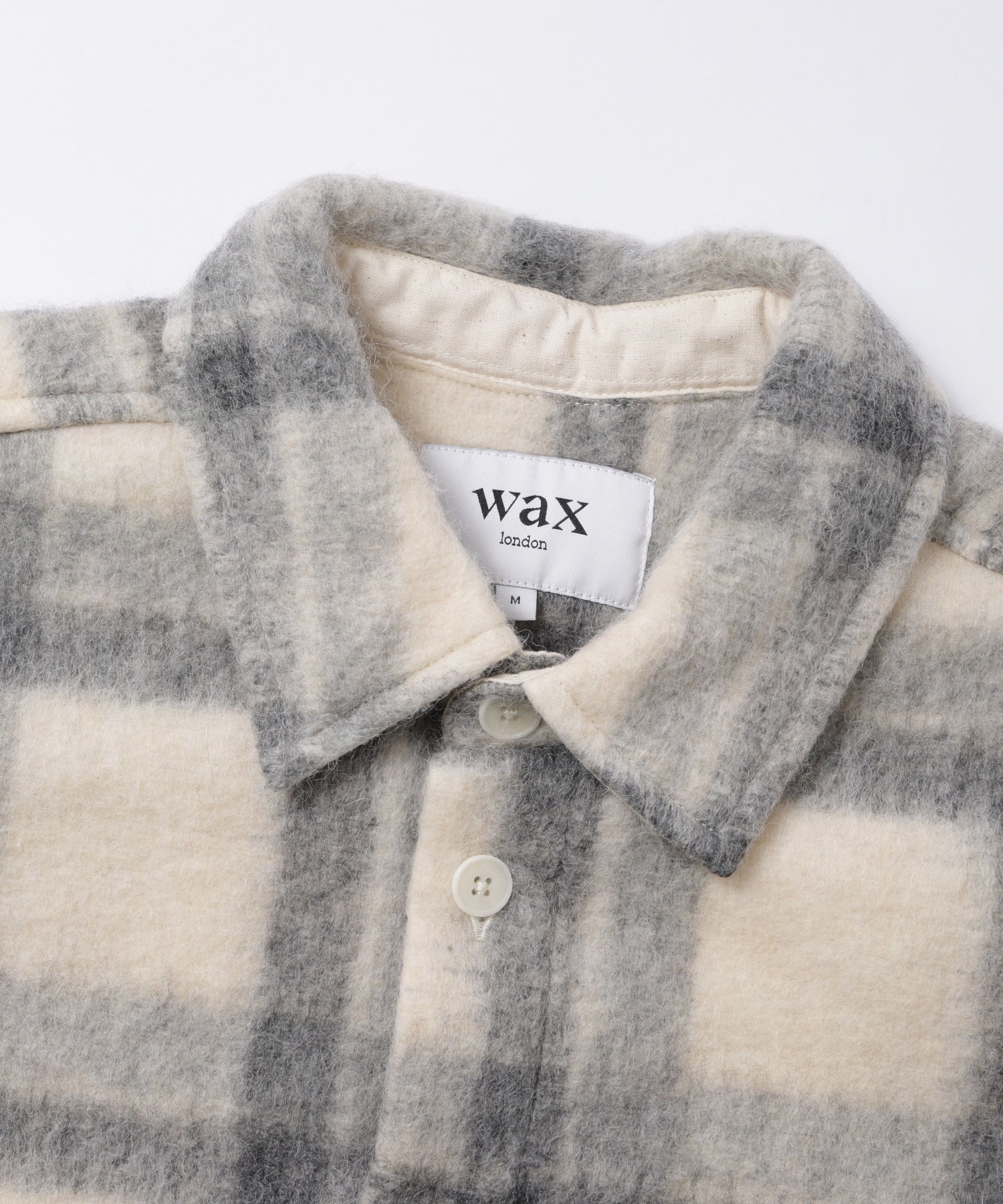 WAX LONDON/ワックスロンドン/WHITING OVERSHIRT AW26-OSH-WHI-CLY-EGY