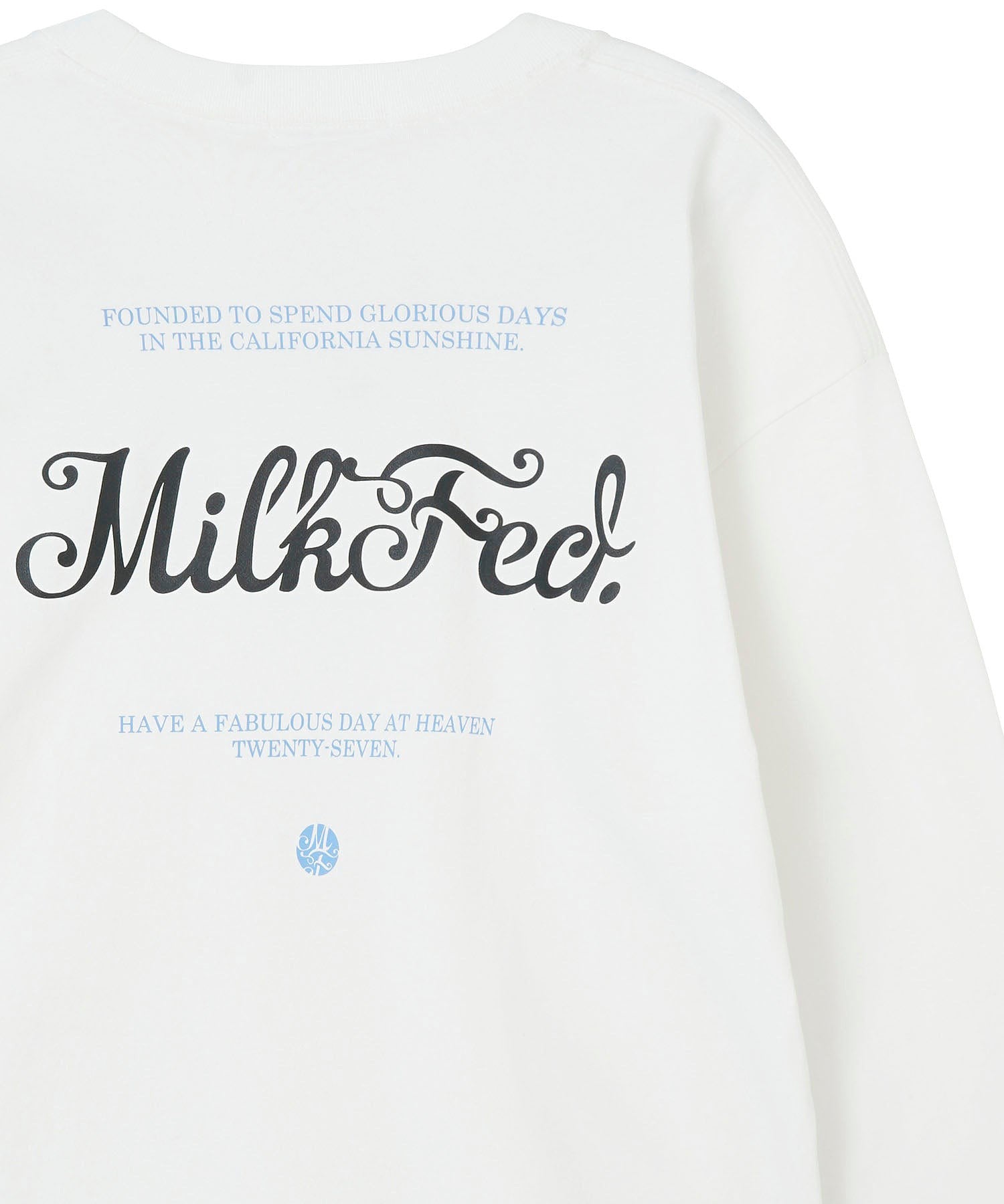 CURL LOGO WIDE L/S TEE MILKFED.