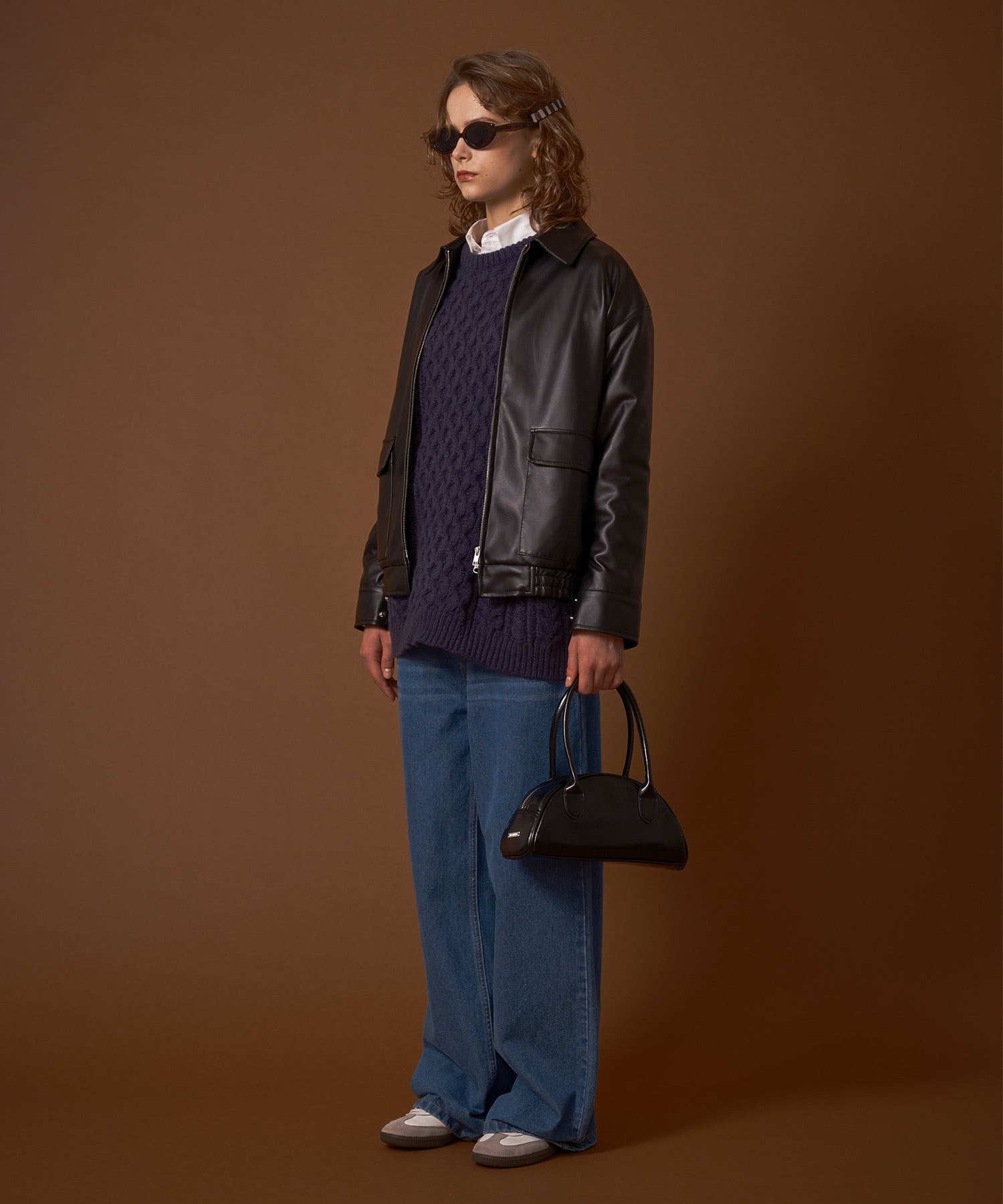 FAUX LEATHER BLOUSON DISPATCHER NO.8