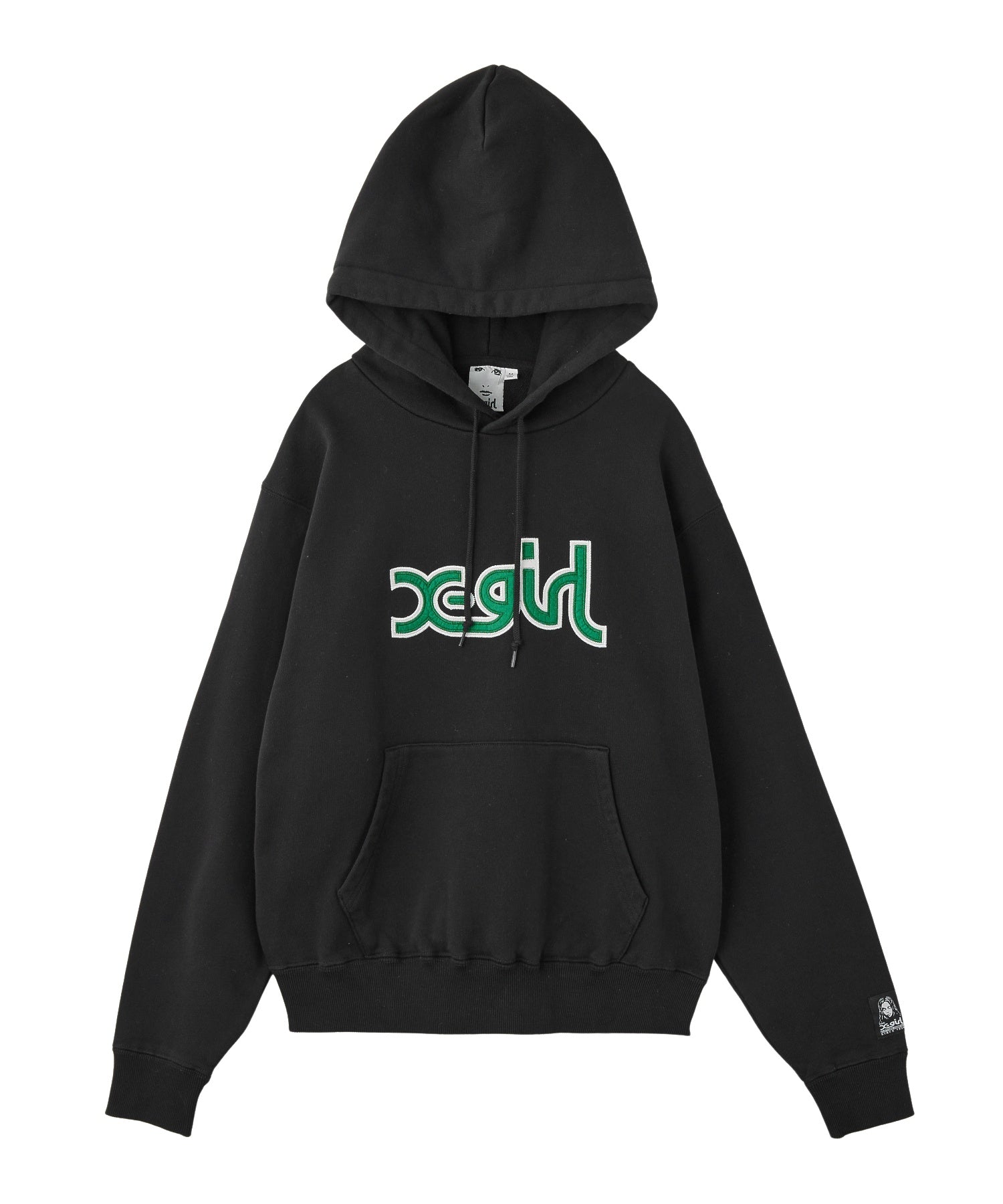 MILLS LOGO LAYERED PATCH SWEAT HOODIE