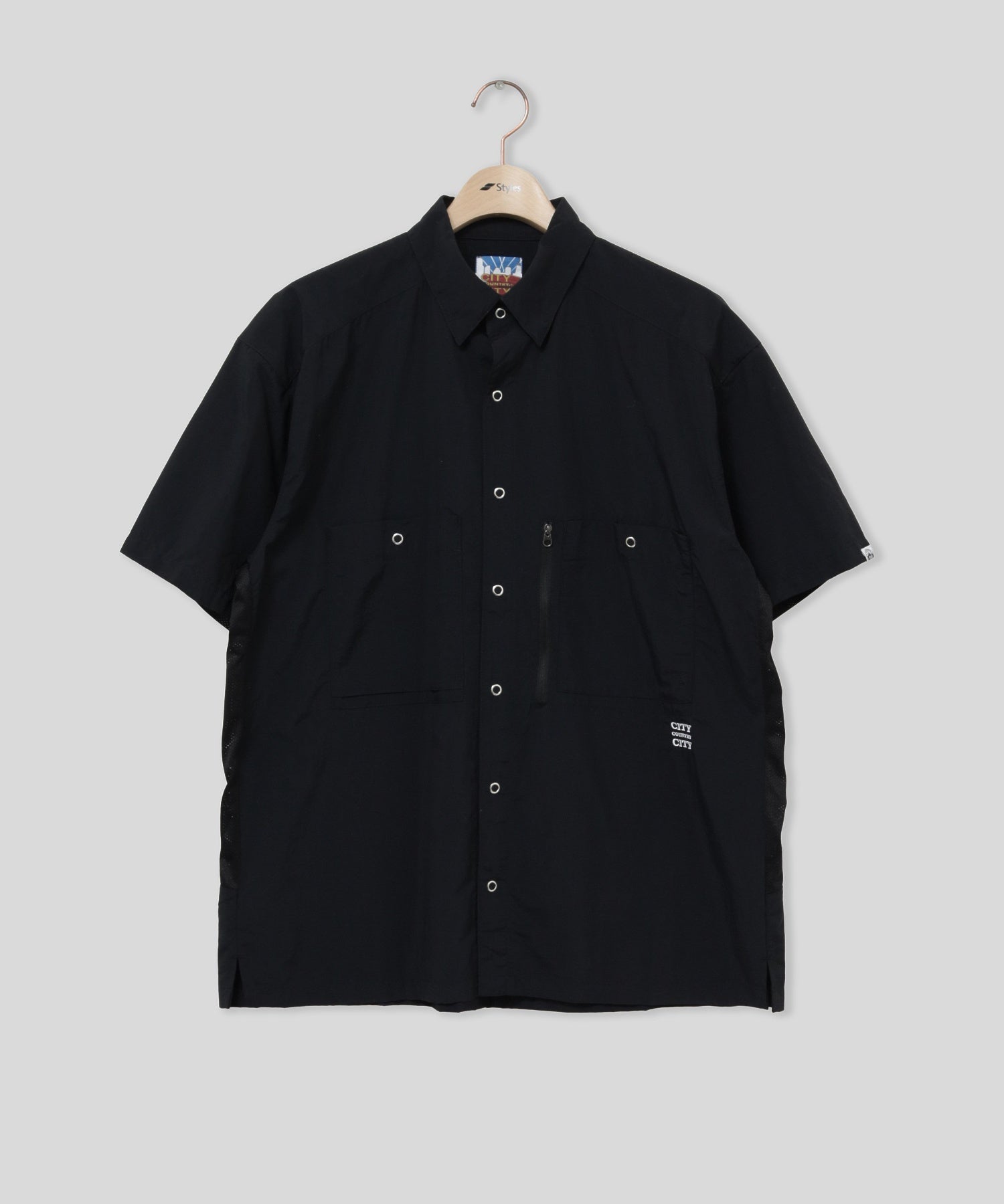 CCC/シティーカントリーシティー/TASLAN NYLON S/S SHIRT 261W002
