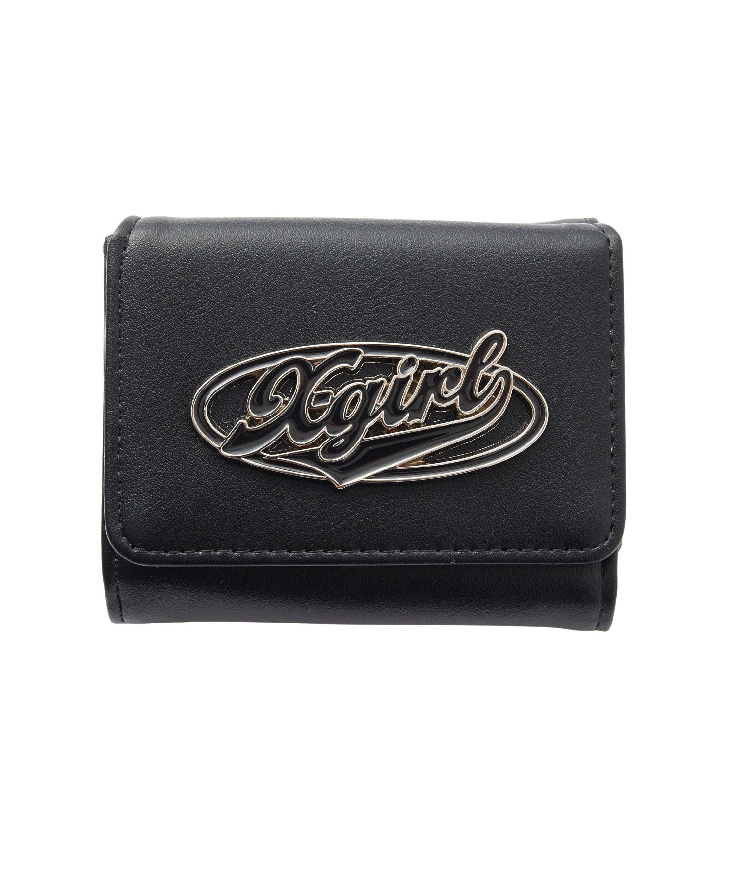 COLOR OVAL LOGO BUCKLE MINI WALLET