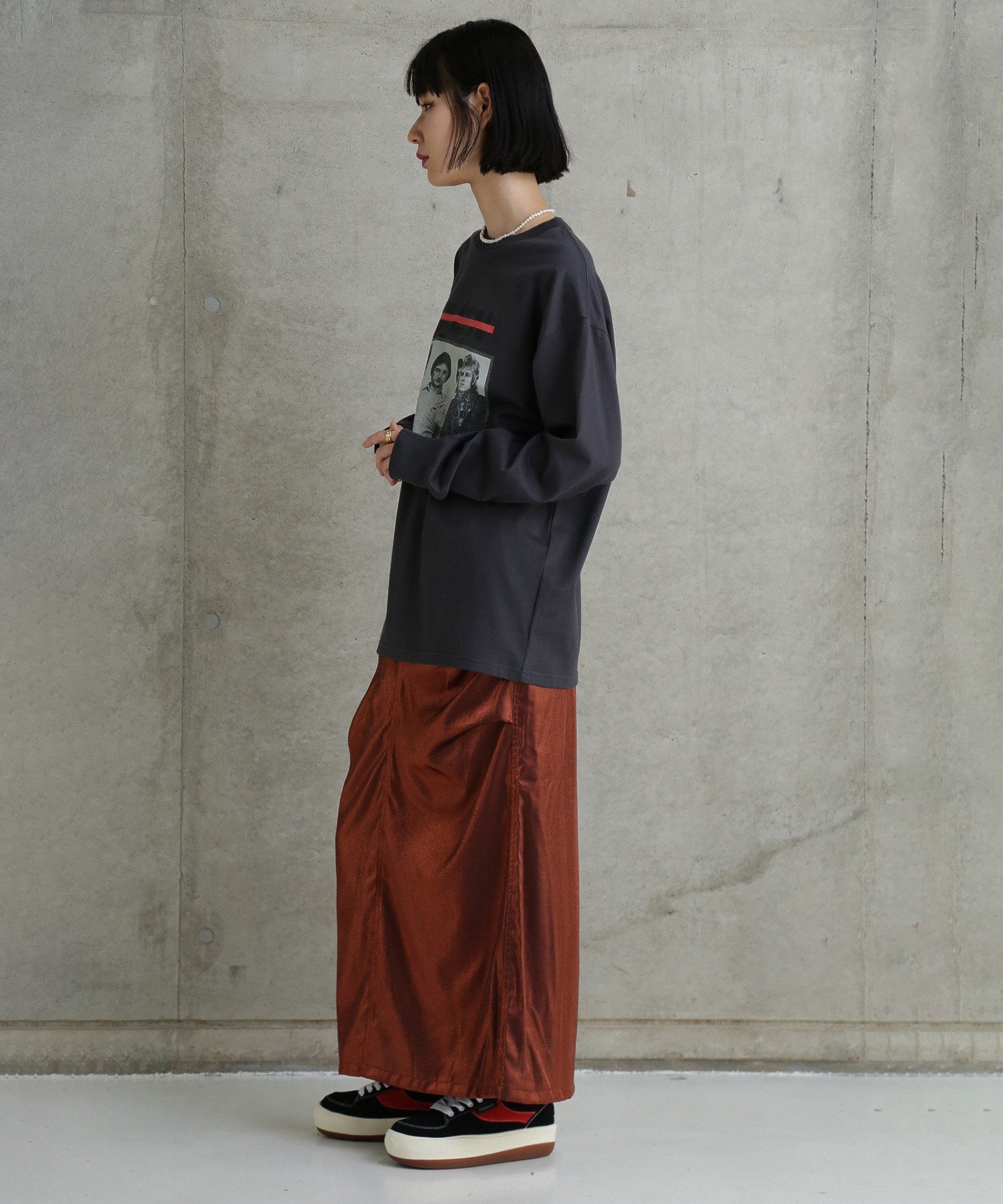 QUEEN フォトプリントロングTシャツ