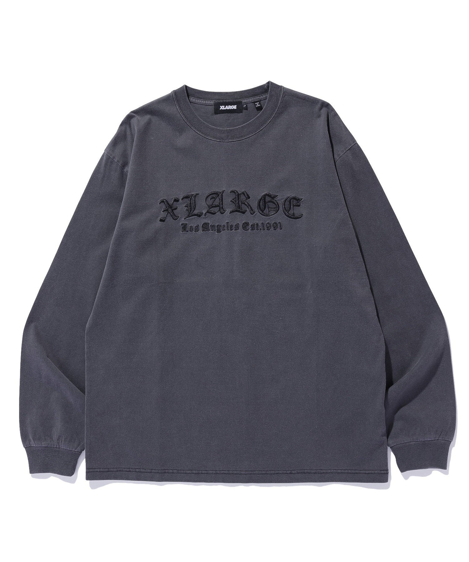 PIGMENT DYED OLD ENGLISH L/S TEE