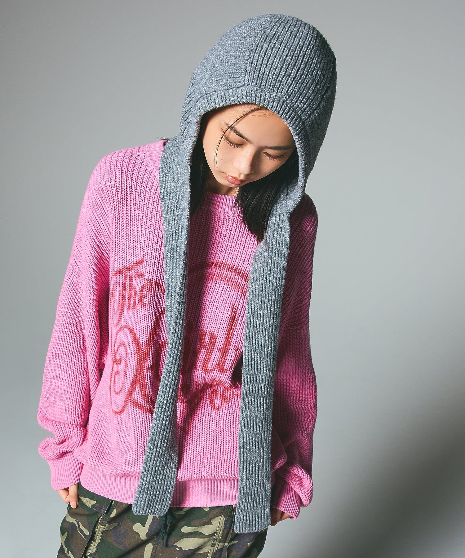 STRAPPED KNIT BALACLAVA