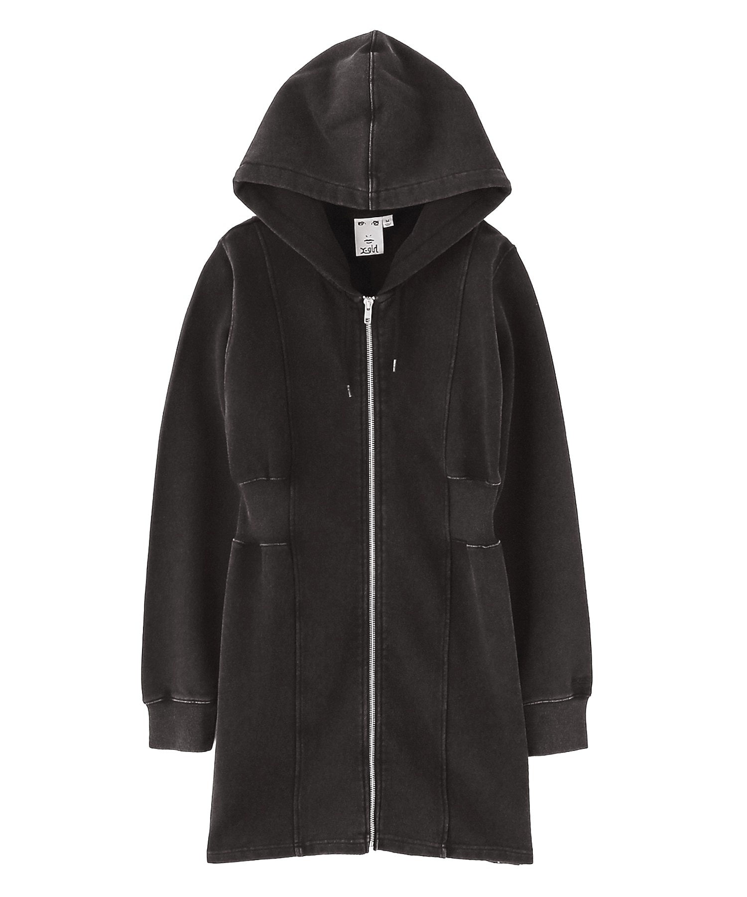 DUSTY ZIP UP SWEAT HOODIE DRESS