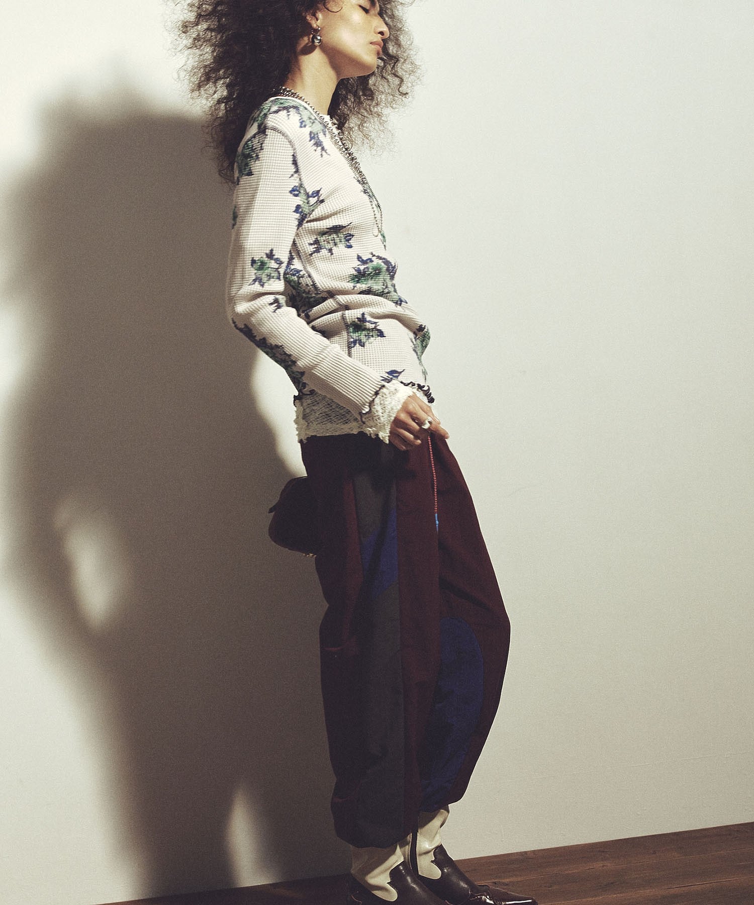 mici/MIX COLOR DRAWSTRING PANT