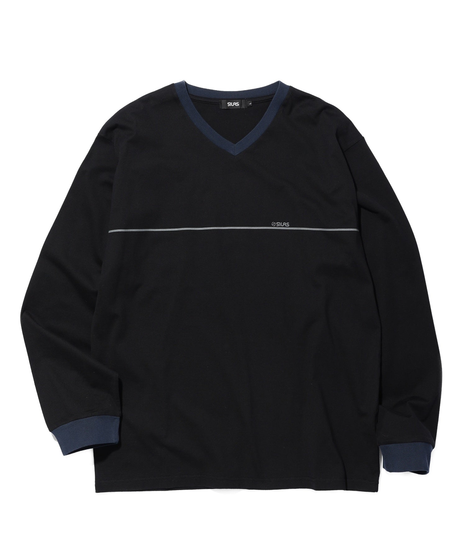 V-NECK L/S TEE