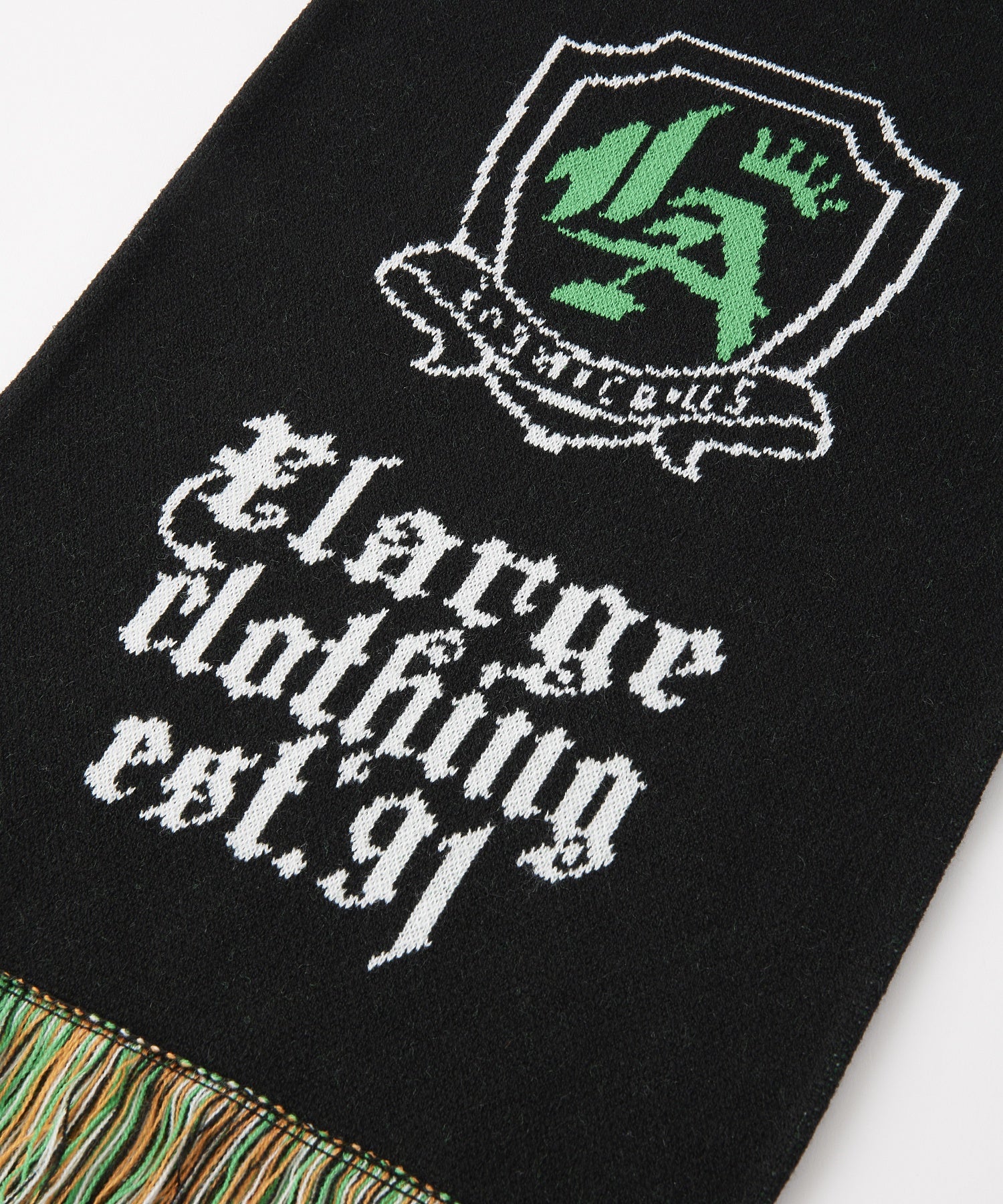 JACQUARD LOGO SCARF