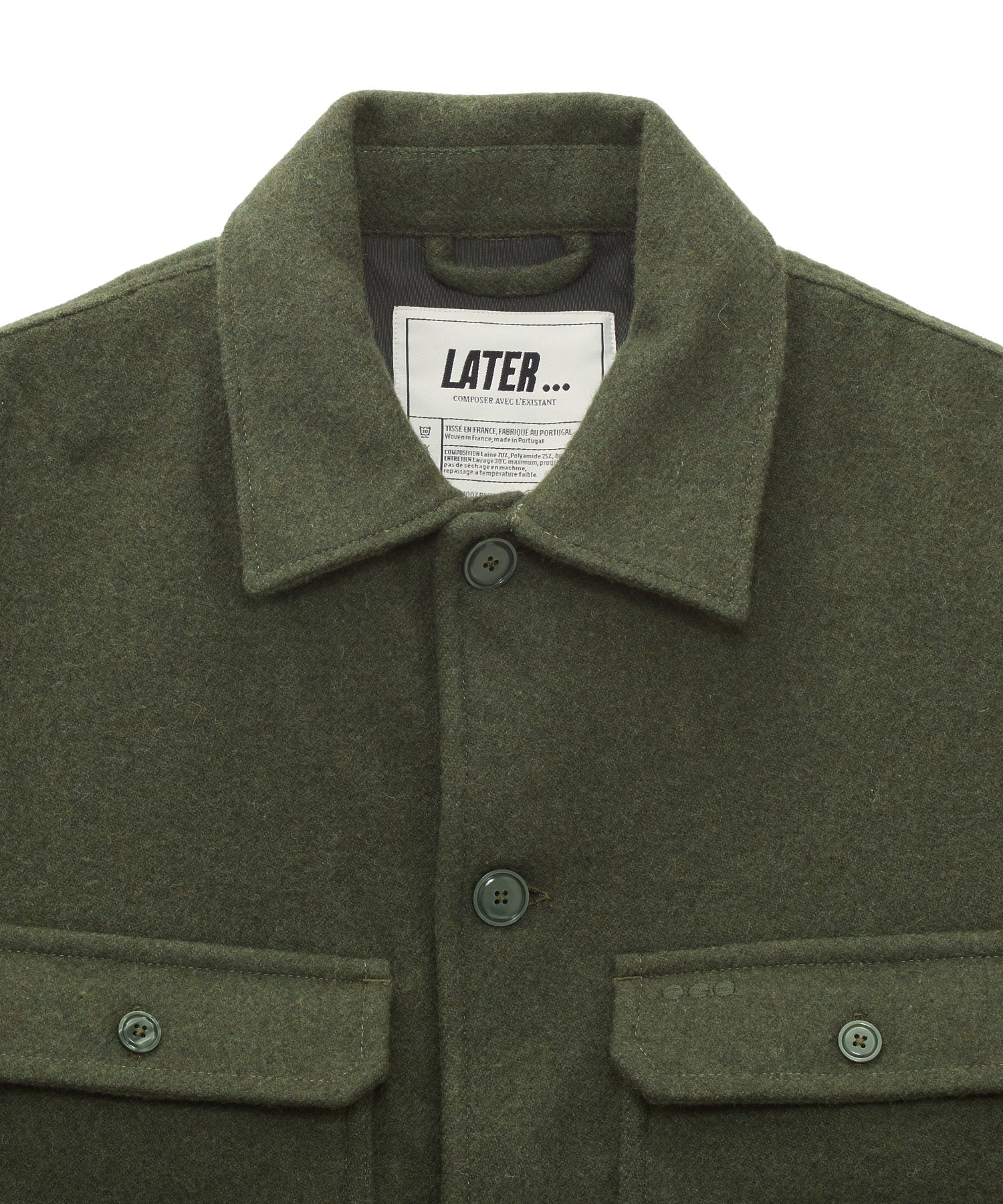 LATER/レイター/WOOL WORKER JACKETLAT BWL1FOU