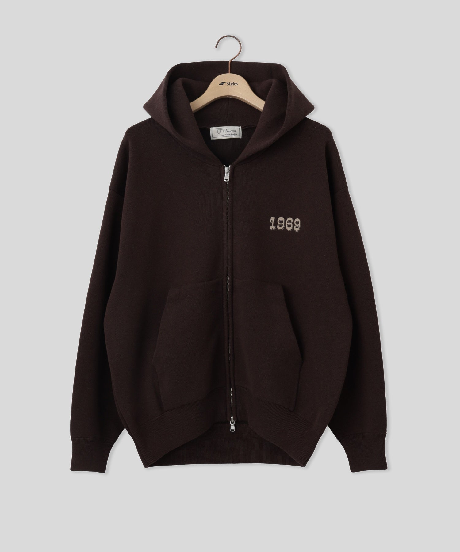 J.J.MERCER/ジェイジェイマーサー/KNIT ZIP HOODIE JME-26W104