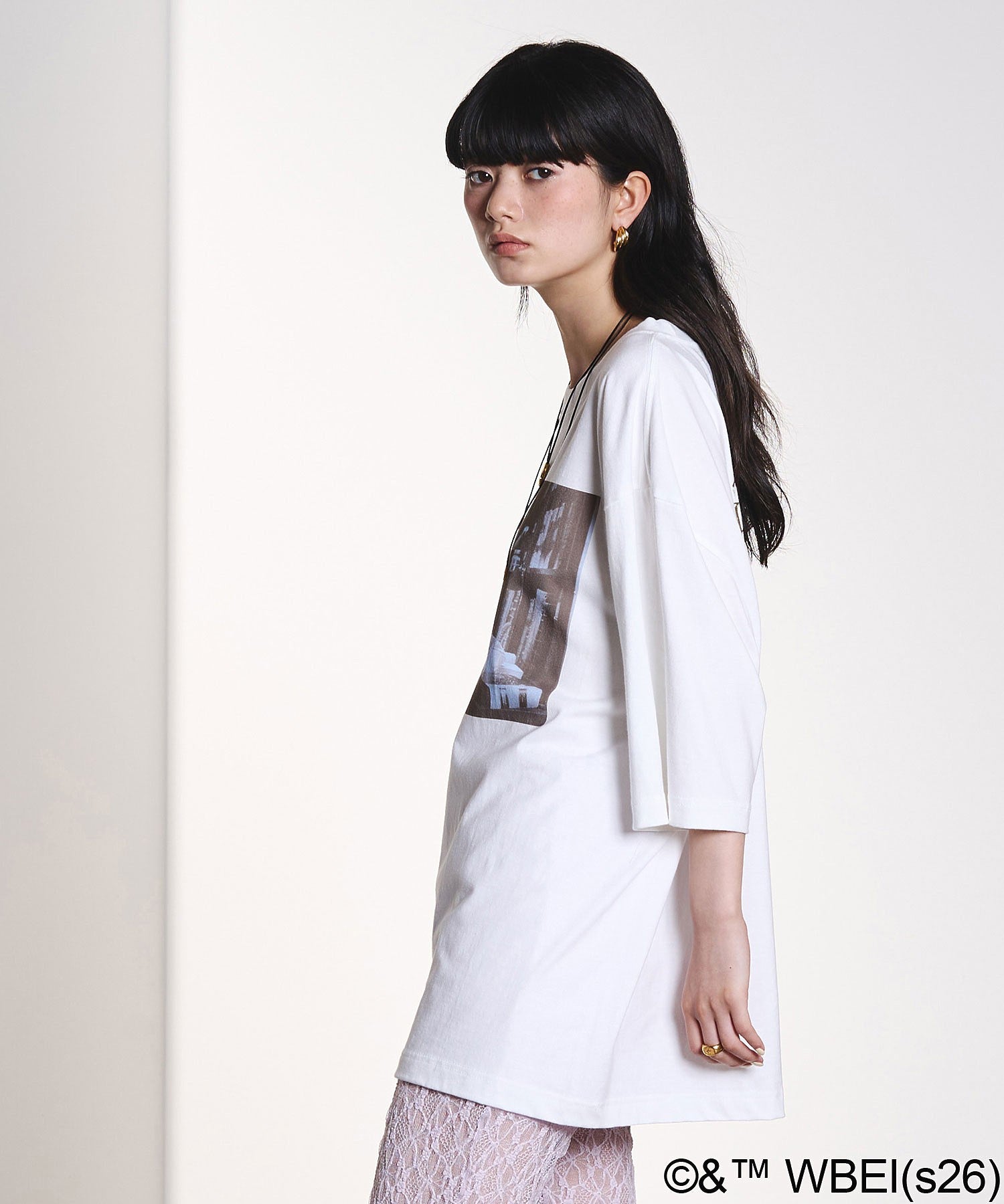 model:163cm 着用サイズ:L
