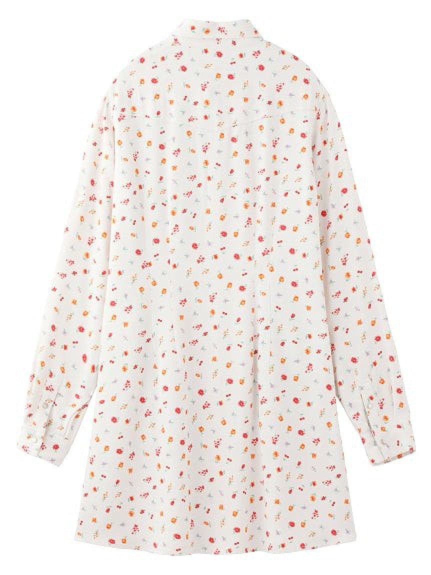 FLORAL WESTERN DRESS X-girl