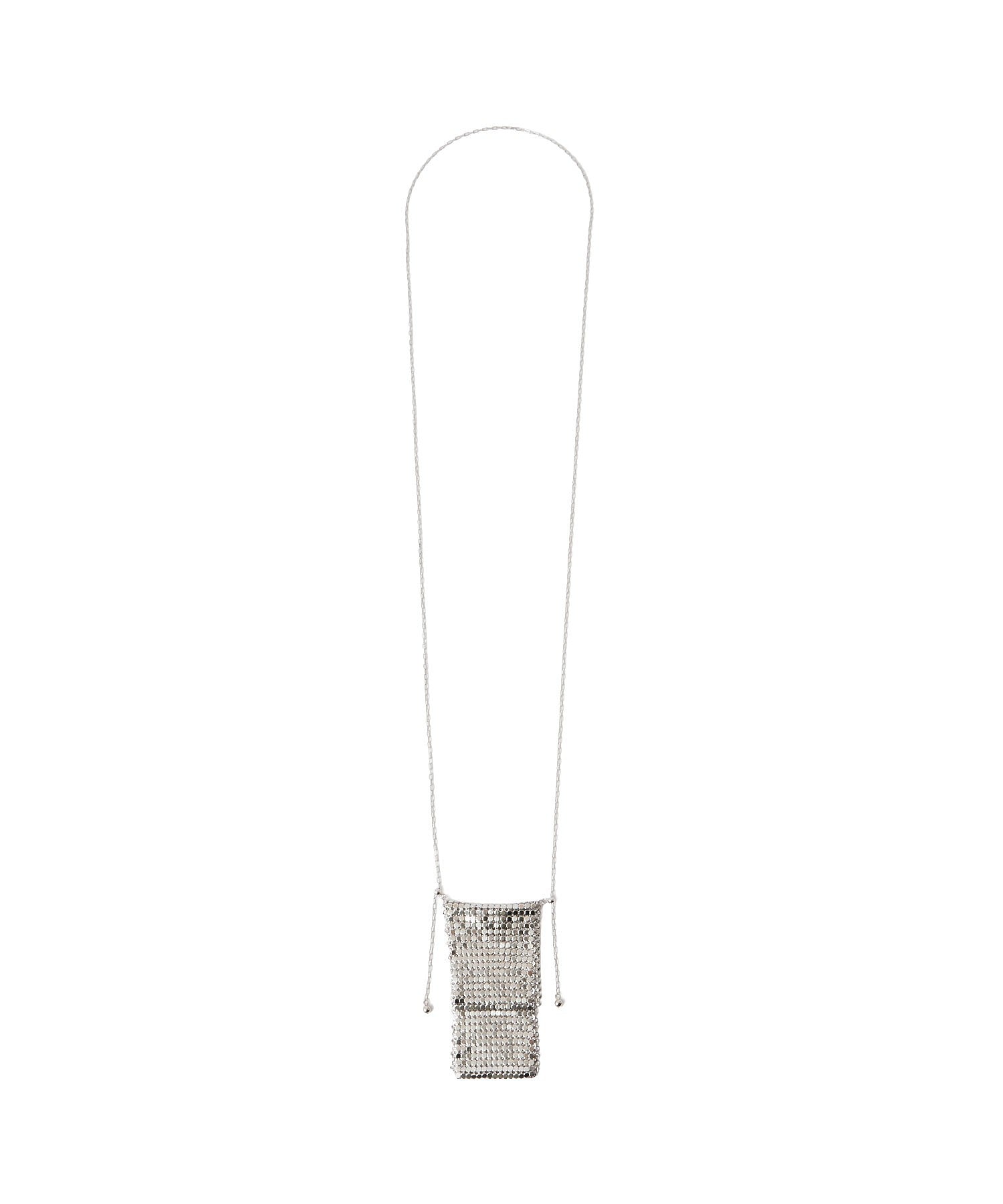 Sea’ds mara/Metal mesh lip case necklace