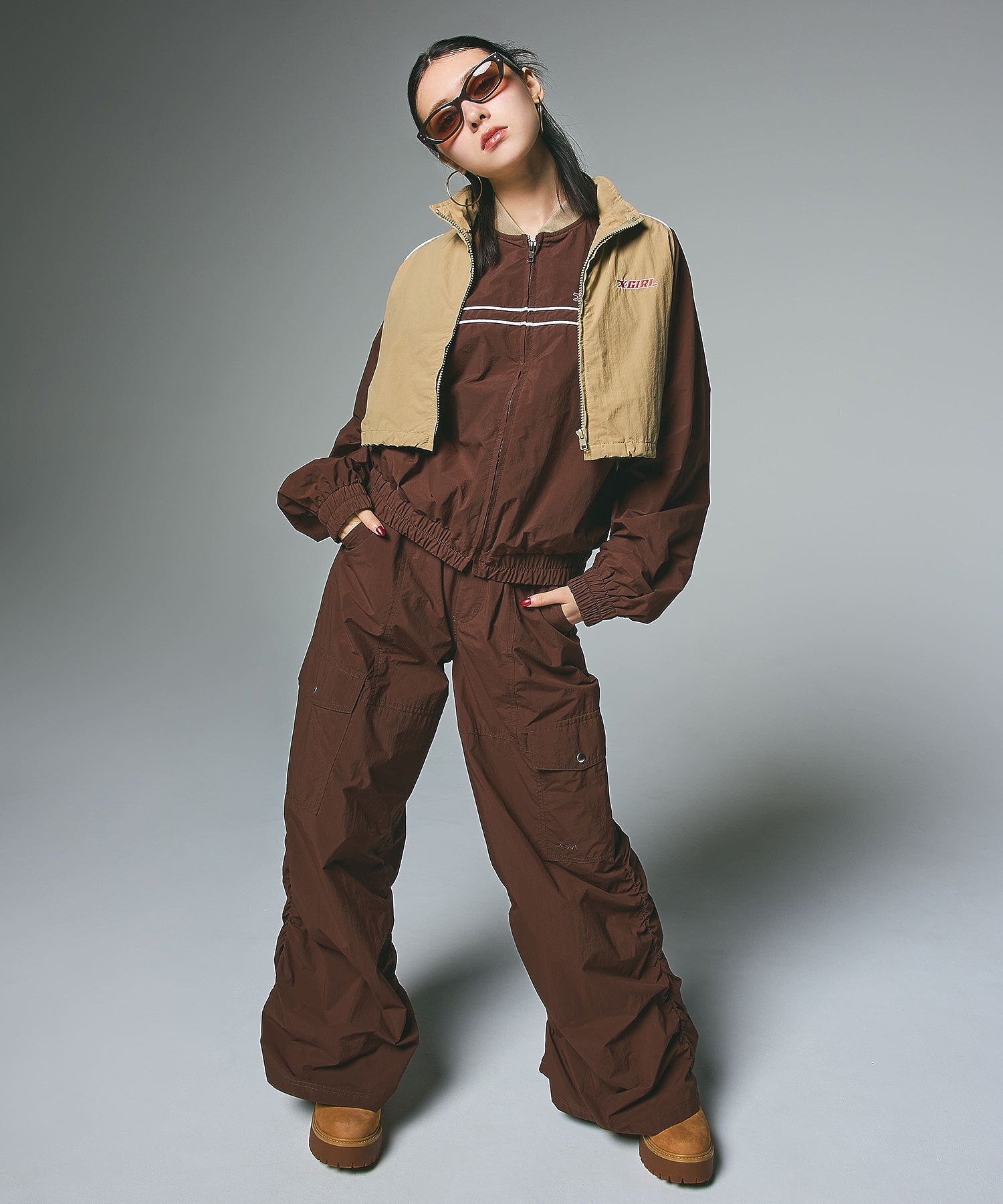 VOLUME HEM LOOSE EASY PANTS