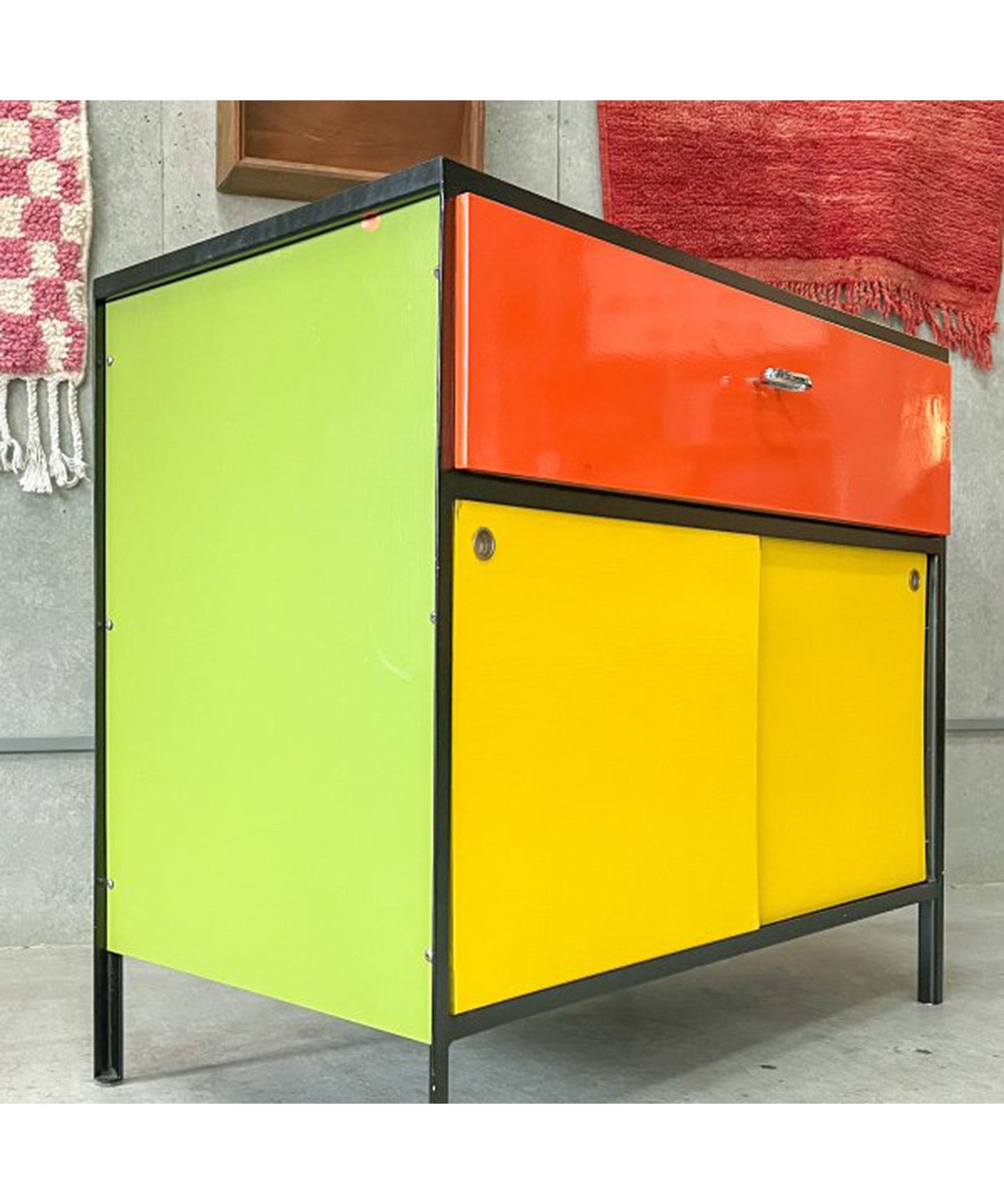 HermanMiller Steel Frame Cabinet / George Nelson