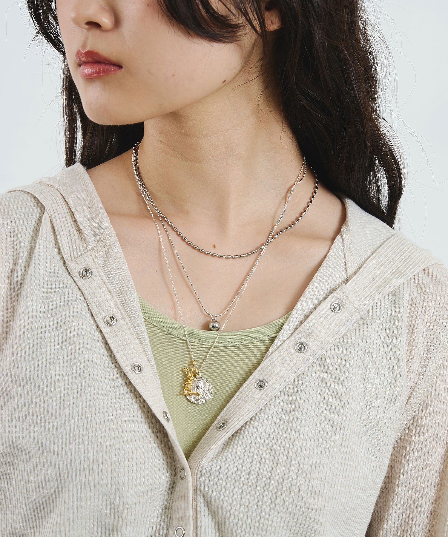 LAPUIS/GOOD COIN NECKLACE