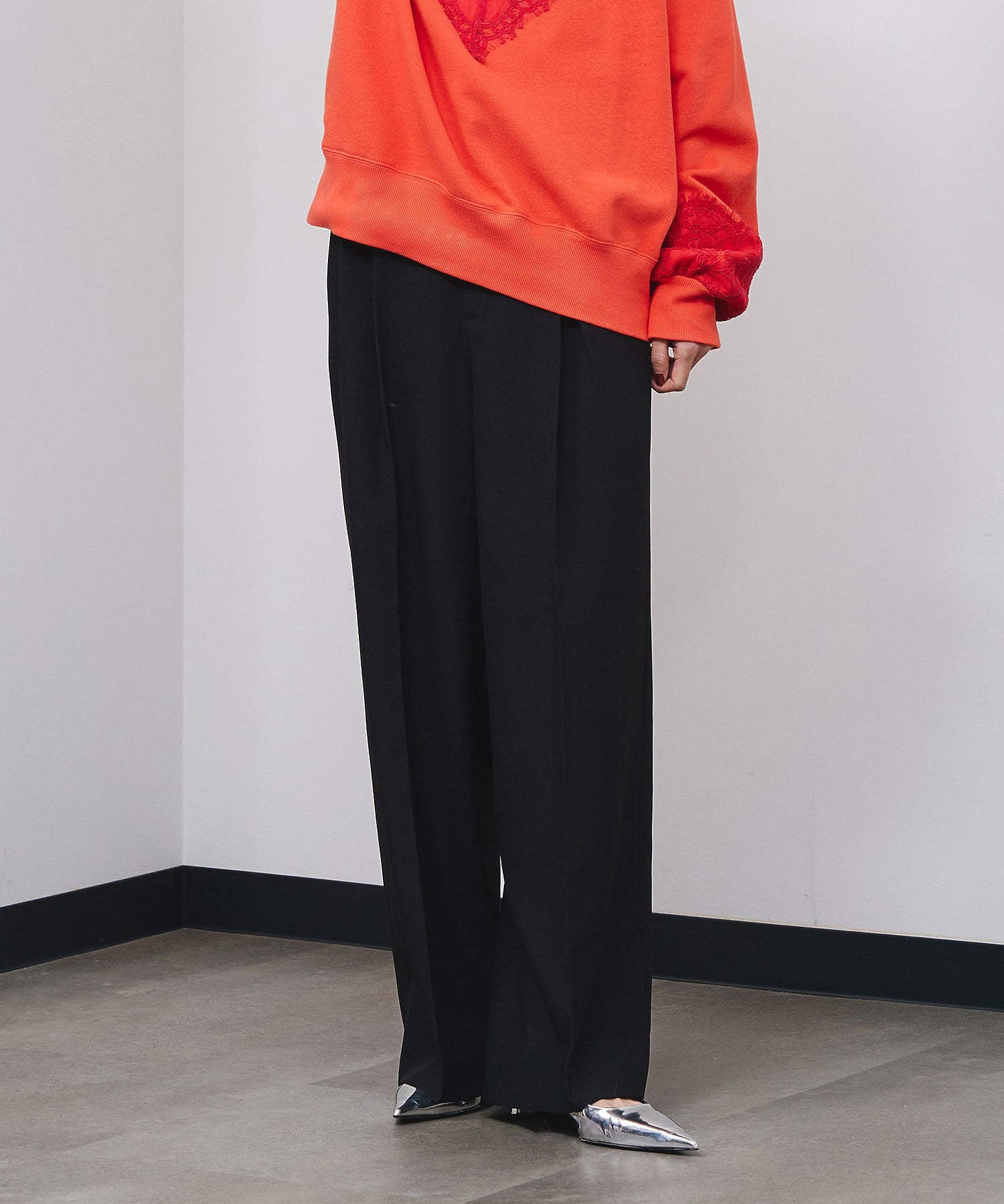 model:161cm 着用サイズ:M