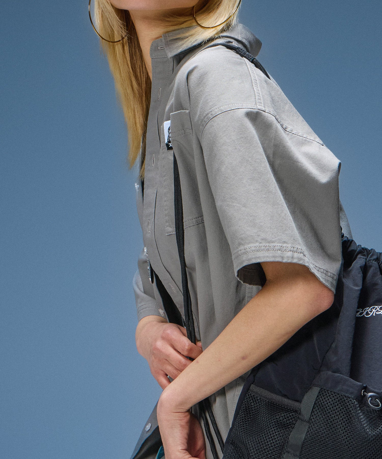 FADED FACE LABEL S/S SHIRT