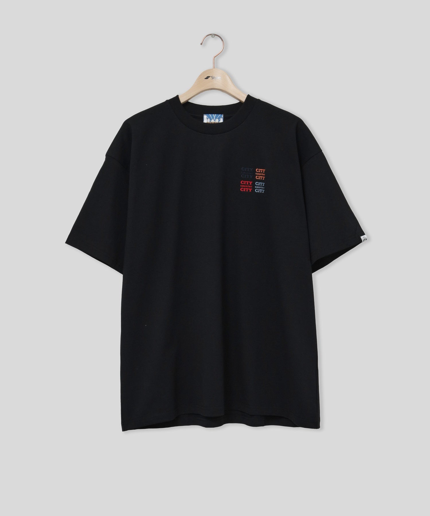 CCC/シティーカントリーシティー/EMBROIDERED LOGO COTTON T-SHIRT 261T012