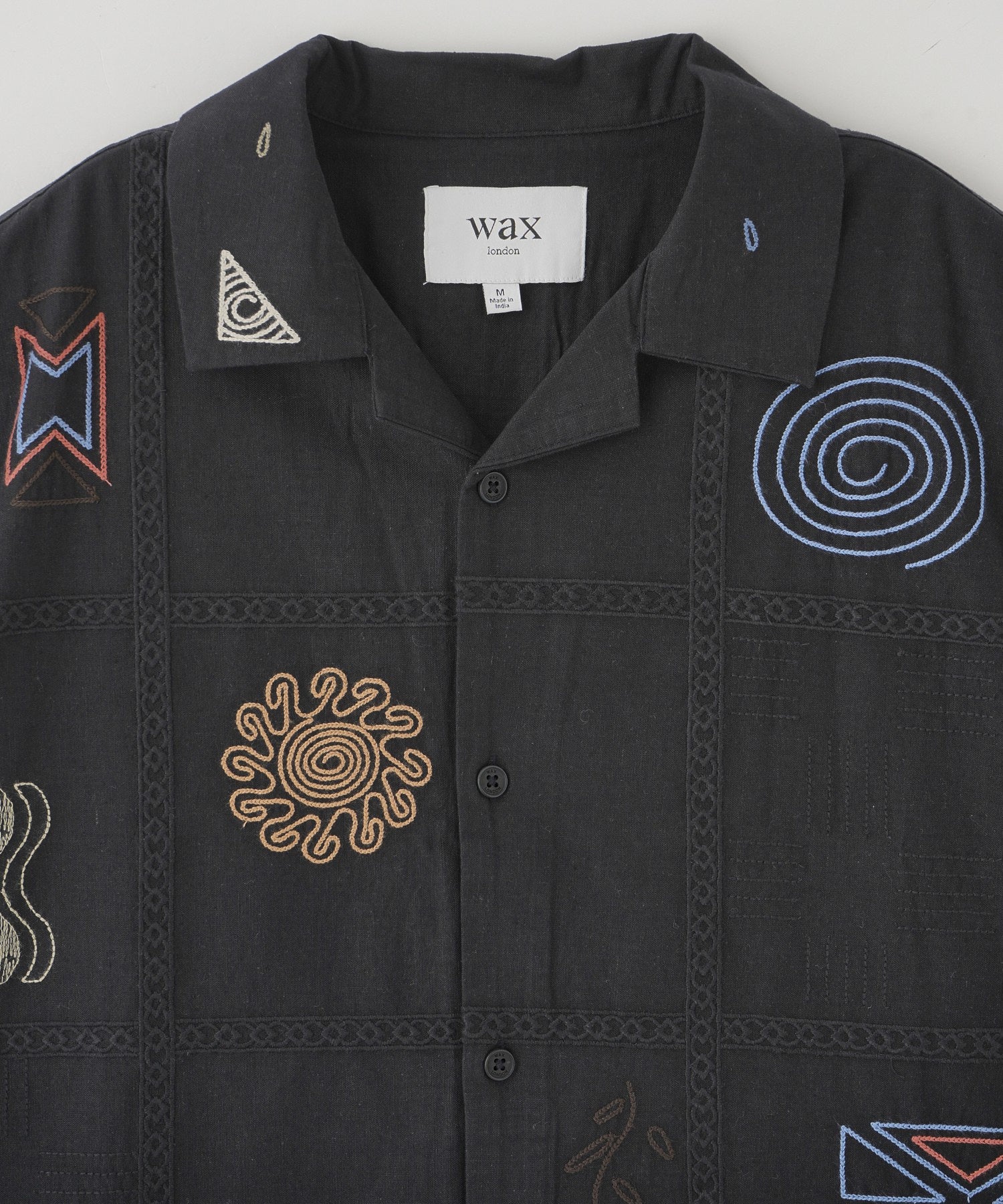 WAX LONDON/ワックスロンドン/DIDCOT DOODLE EMBROIDERY SS25-SSS-DID-BRX-NML