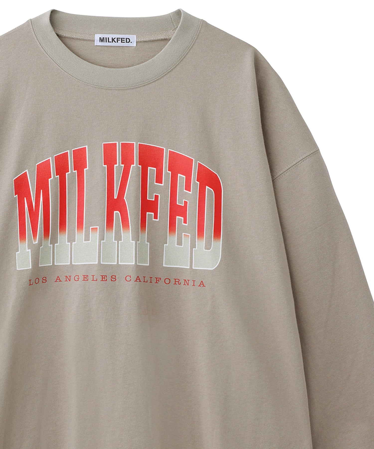 GRADATION LOGO L/S TOP MILKFED.