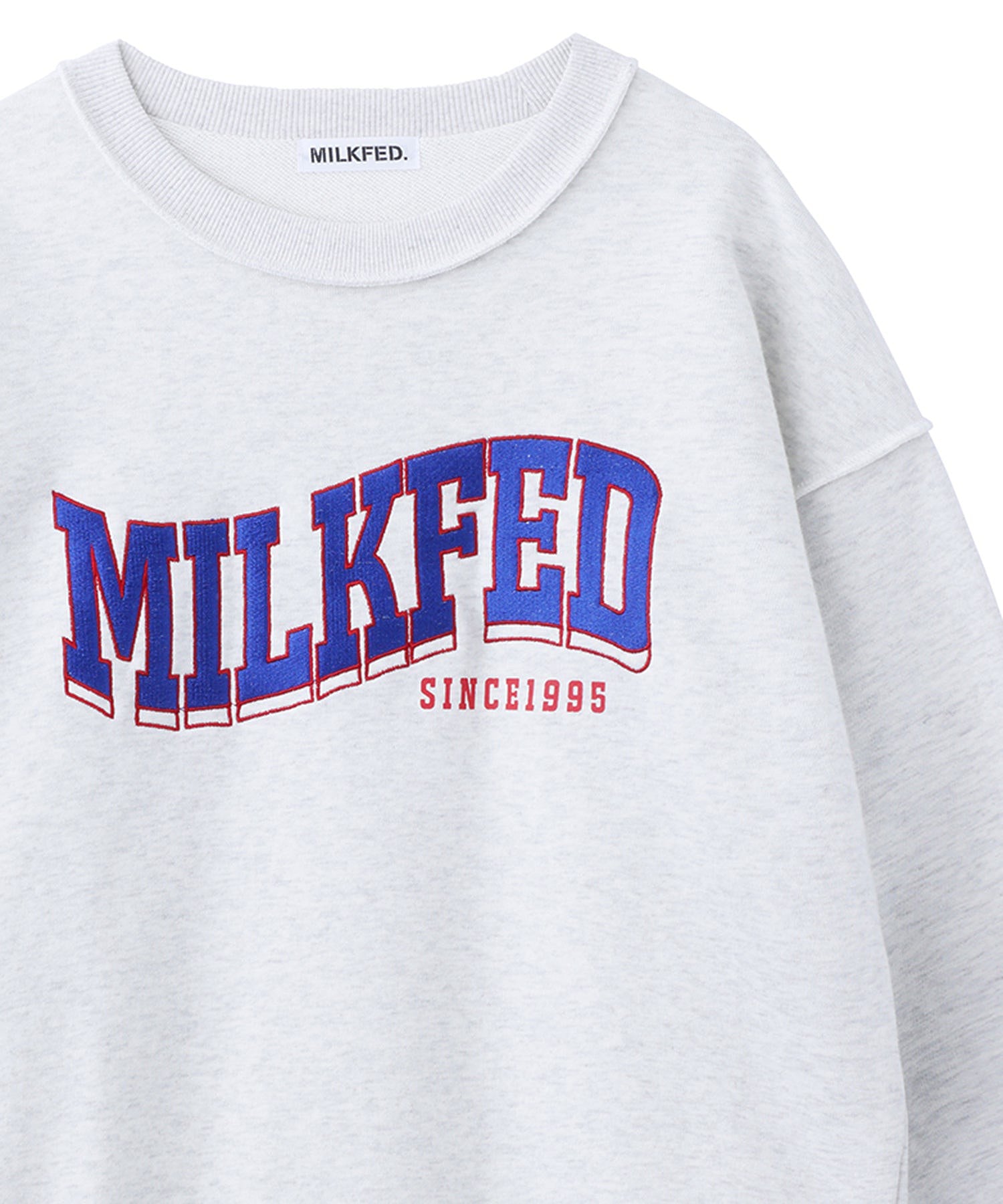 WAVE LOGO SWEAT TOP MILKFED.