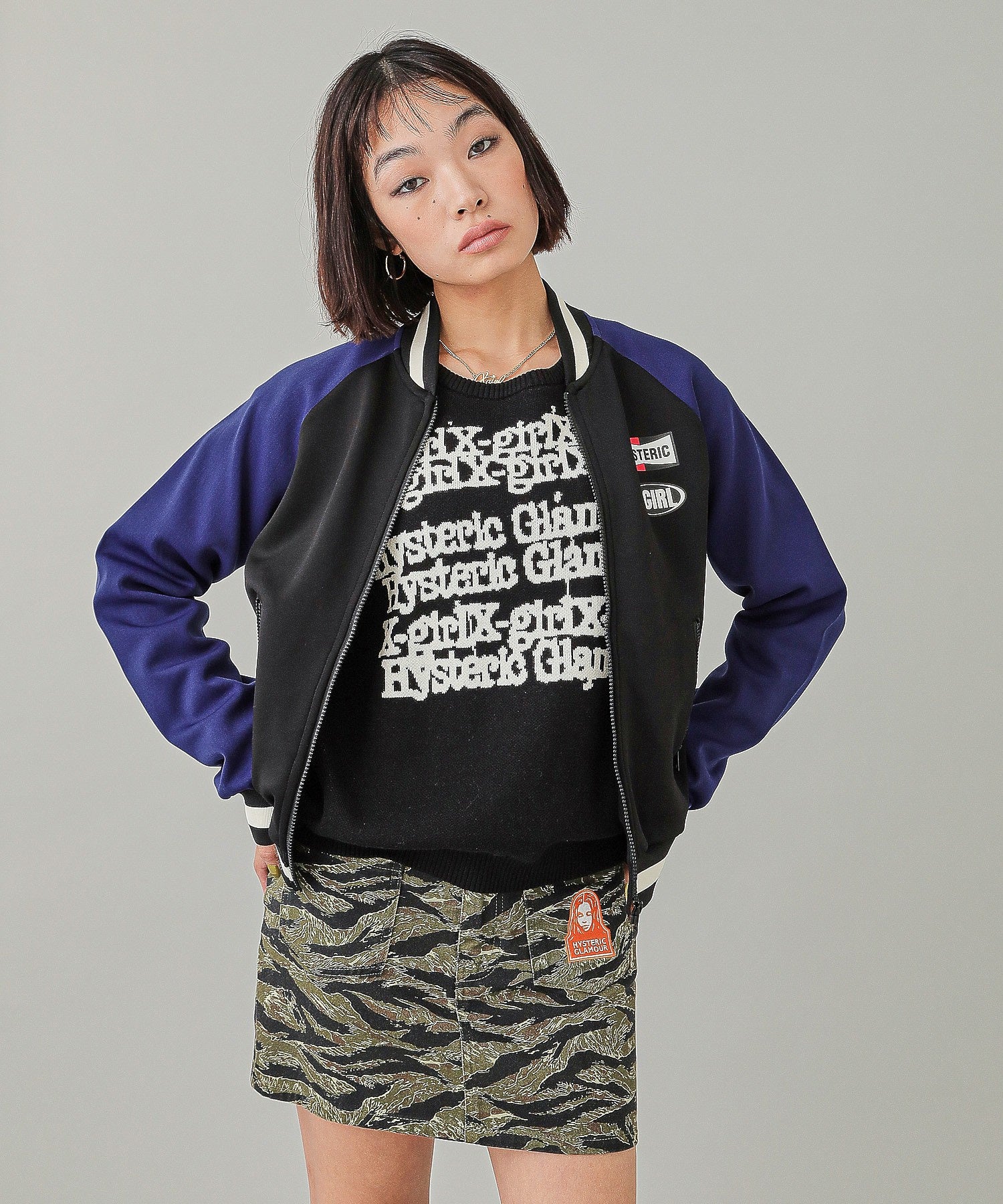 X-girl x HYSTERIC GLAMOUR TRACK JACKET