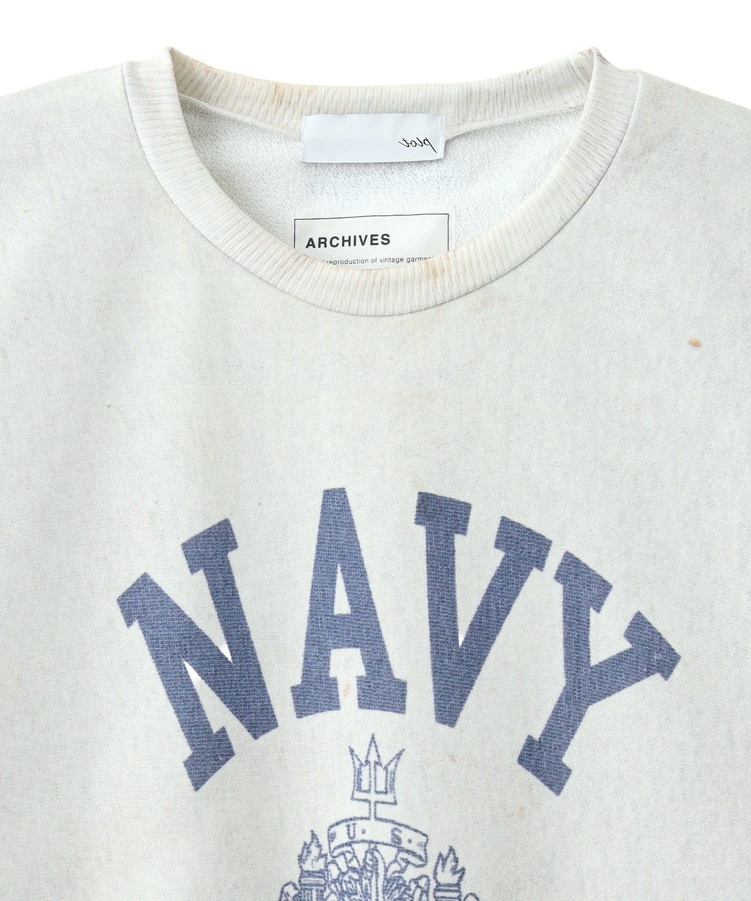 TOLQ/トルク/Trompe loeil Sweat Shirts 25-2204
