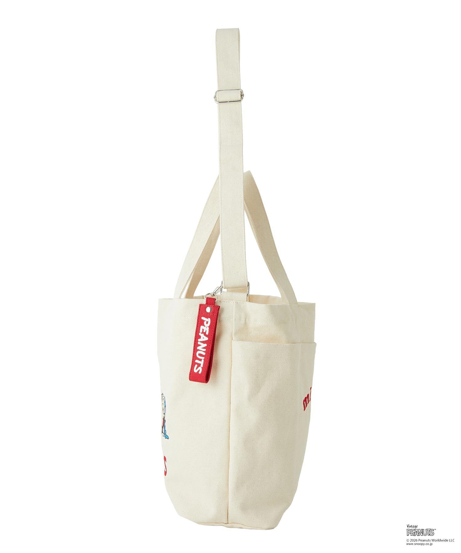 MILKFED. × PEANUTS / PEANUTS GANG BIG CANVAS TOTE