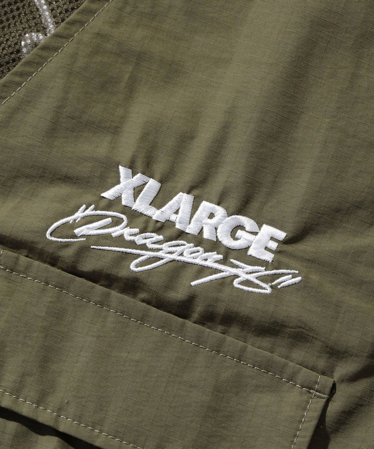 XLARGE×Dragon76 MILITARY VEST calif-ART