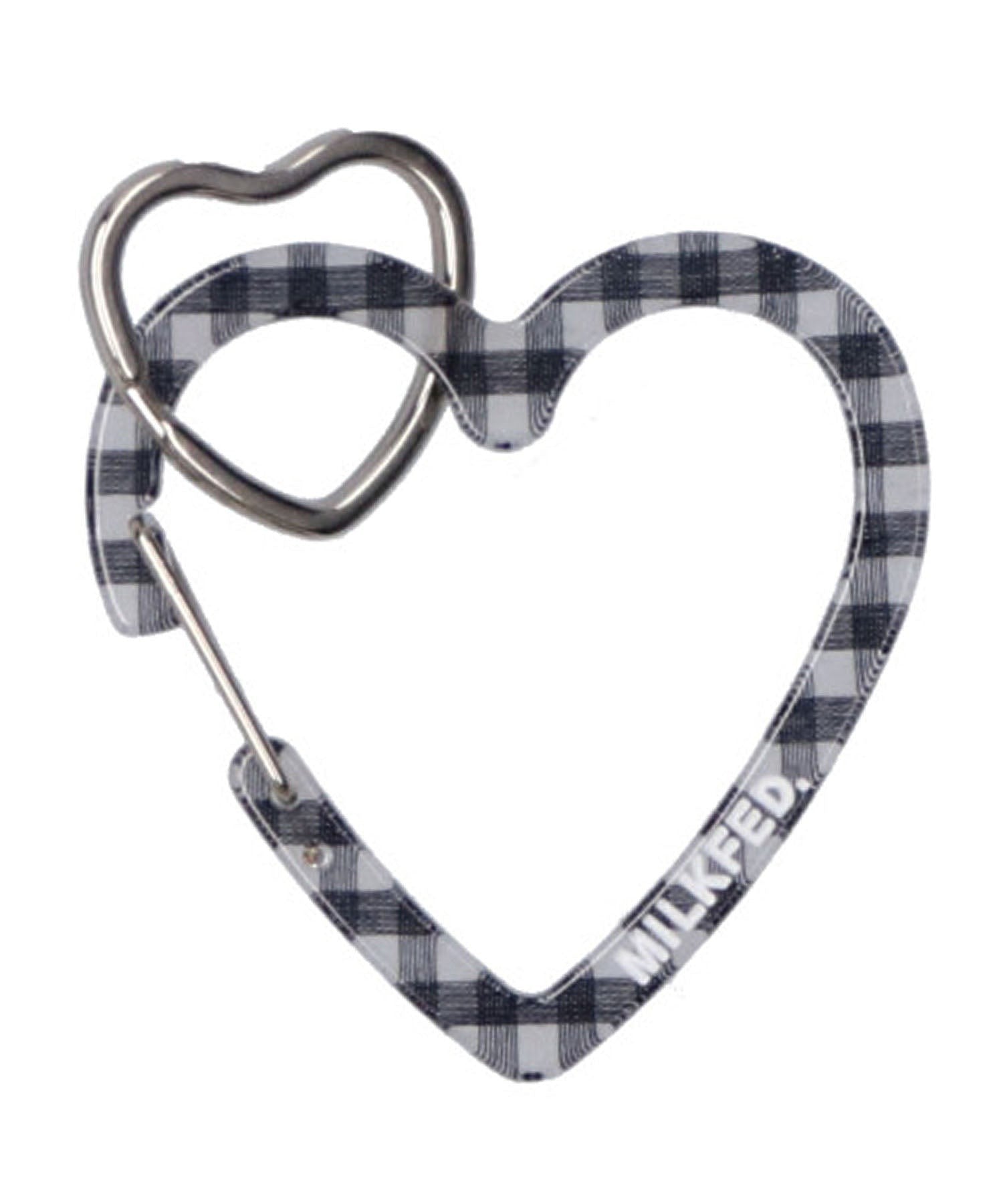 NEO HEART CARABINER GINGHAM MILKFED.