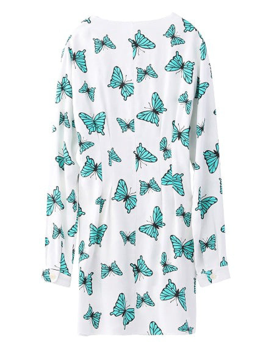 BUTTERFLY CACHE COEUR DRESS X-girl