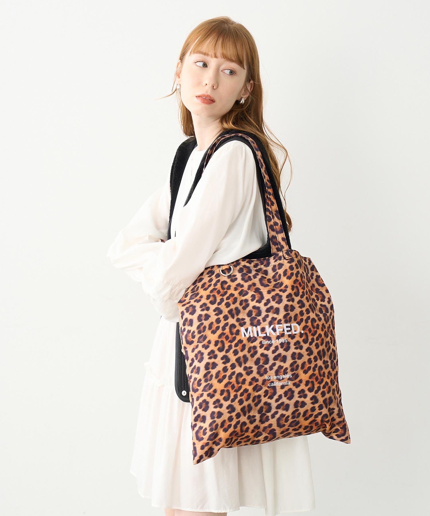 LEOPARD FLAT TOTE