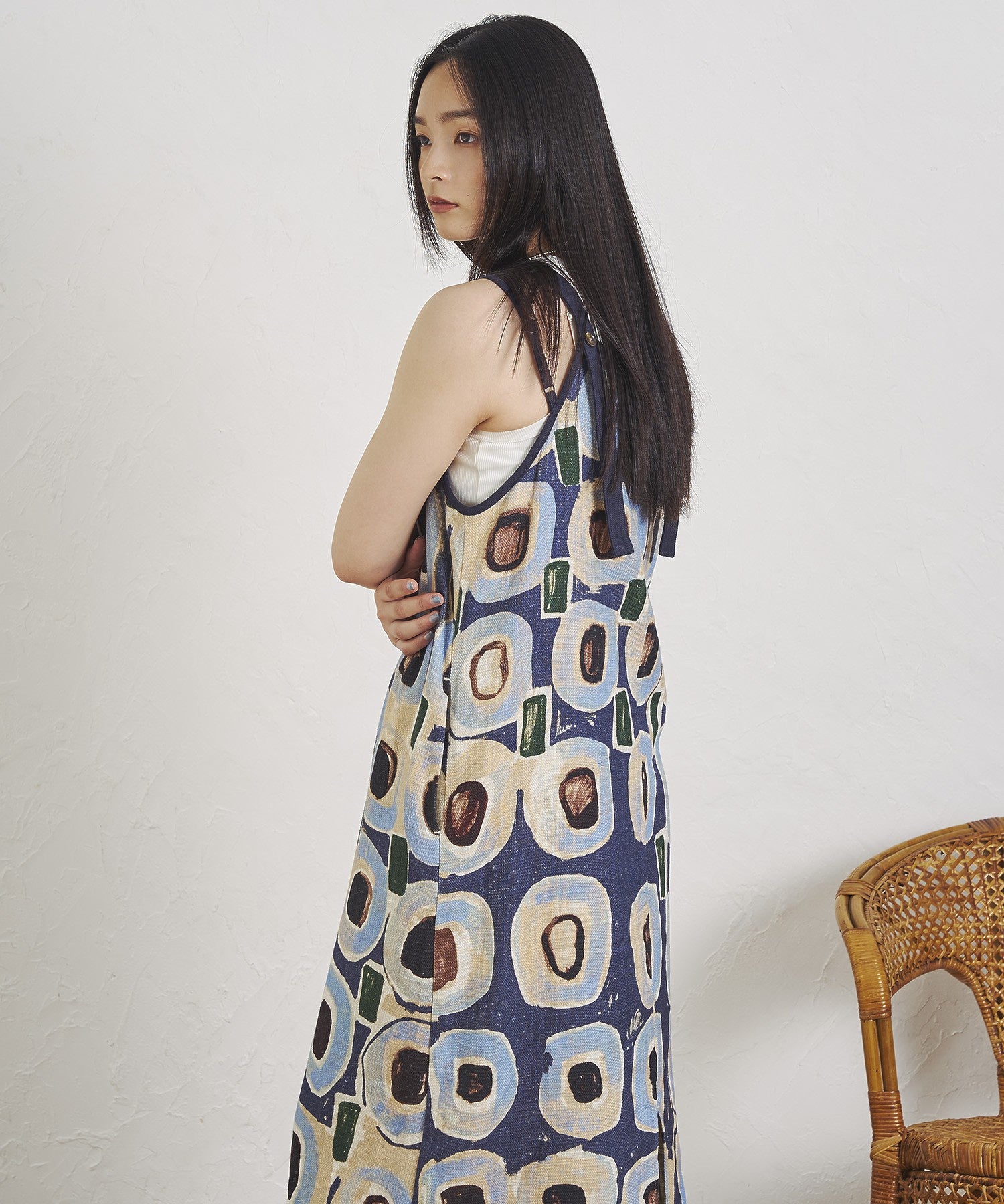 ART PRINT LONG DRESS