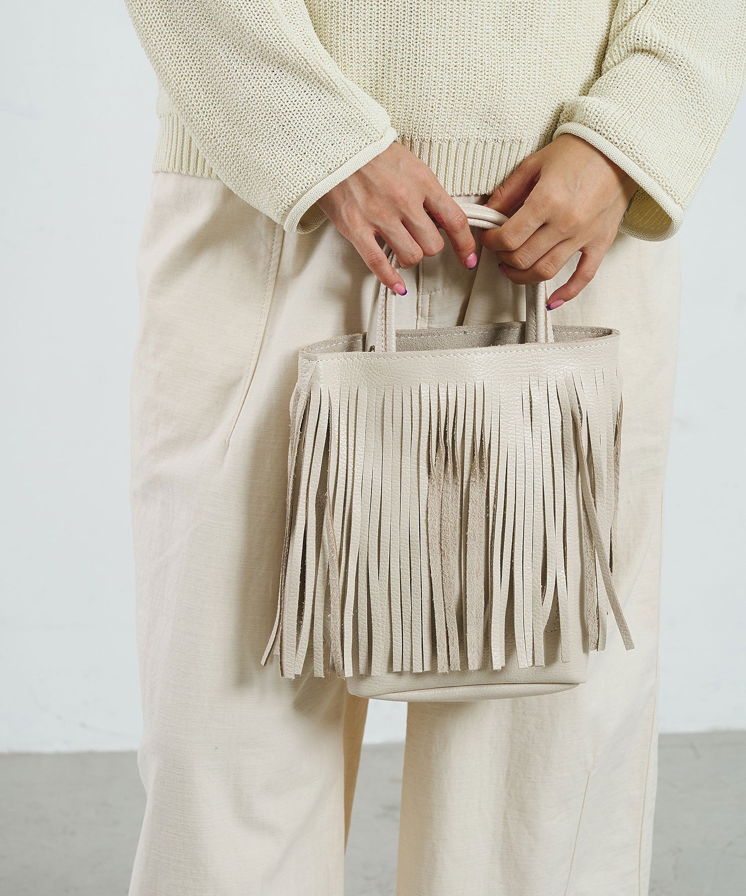 MILLELA FIRENZE/FRINGE MINI TOTE