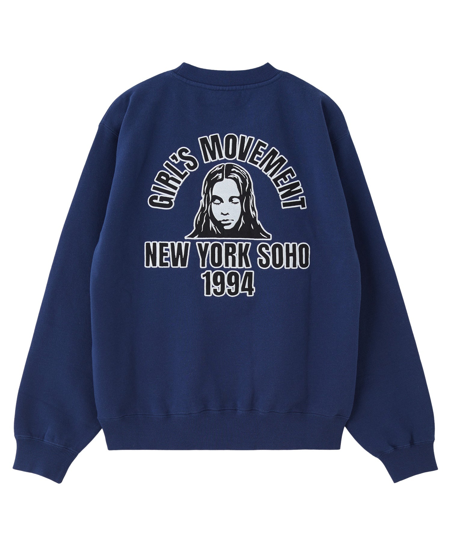 ARCH LOGO AND FACE PATCH SWEATSHIRT
