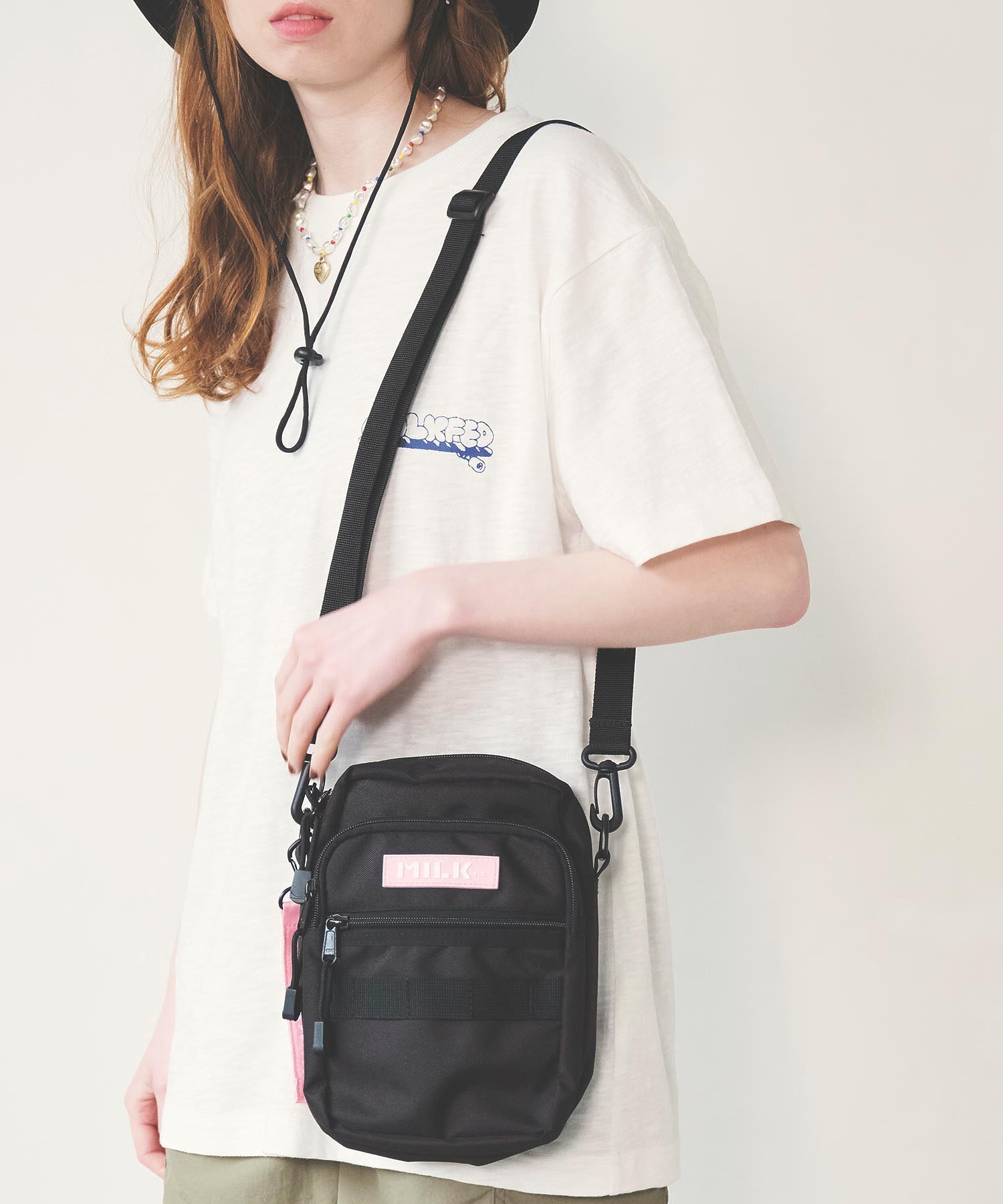 ACTIVE FRONT POCKET MOLLE SHOULDER BAG MILKFED.