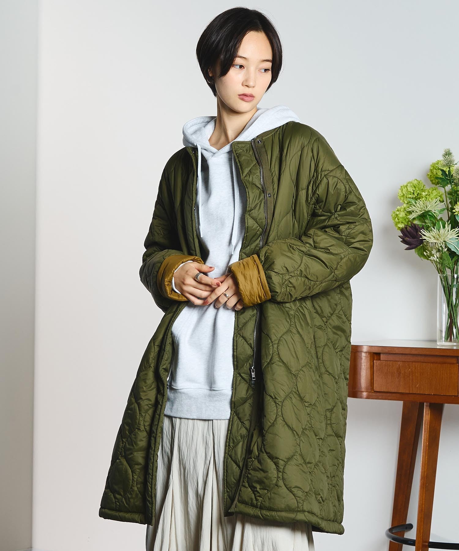 model:166cm 着用サイズ:S