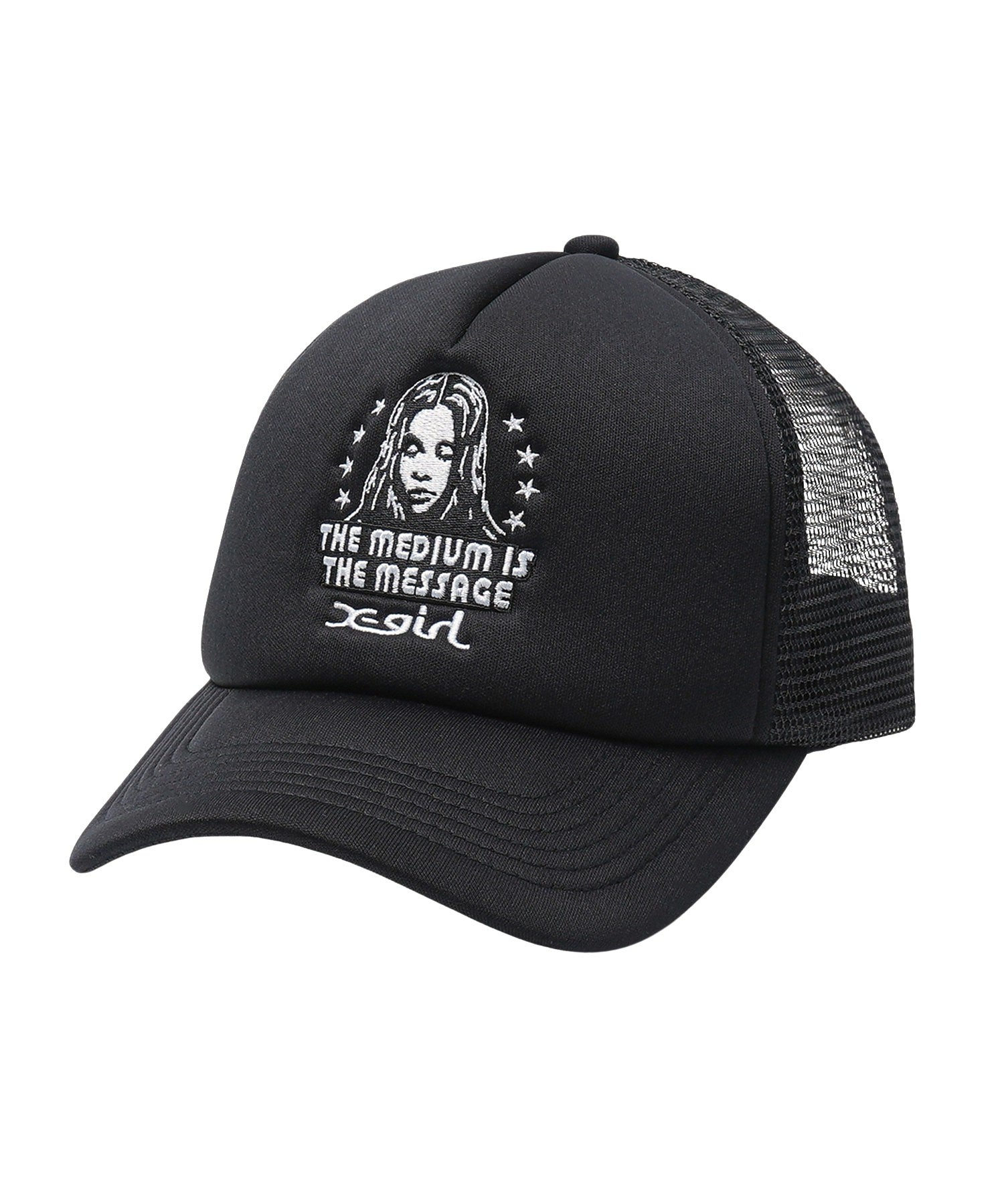 STAR AND FACE TRUCKER CAP