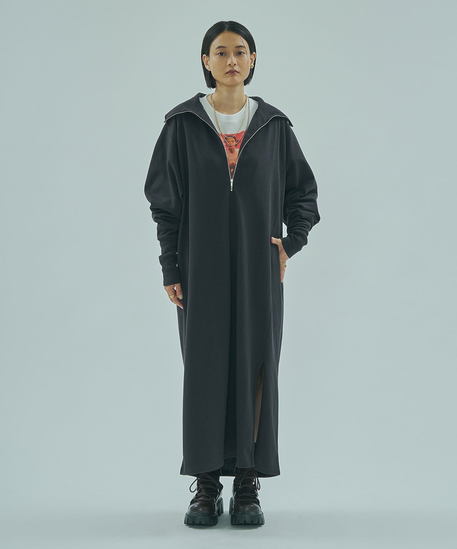 model:163cm 着用サイズ:ONE SIZE