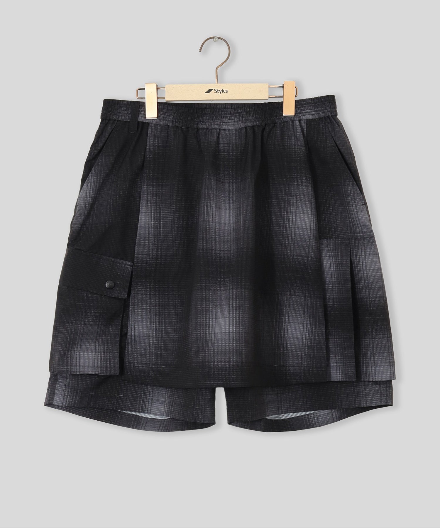 WHITE MOUNTAINEERING/ホワイトマウンテニアリング/OMBRE CHECK SKIRT PANTS WM2671415