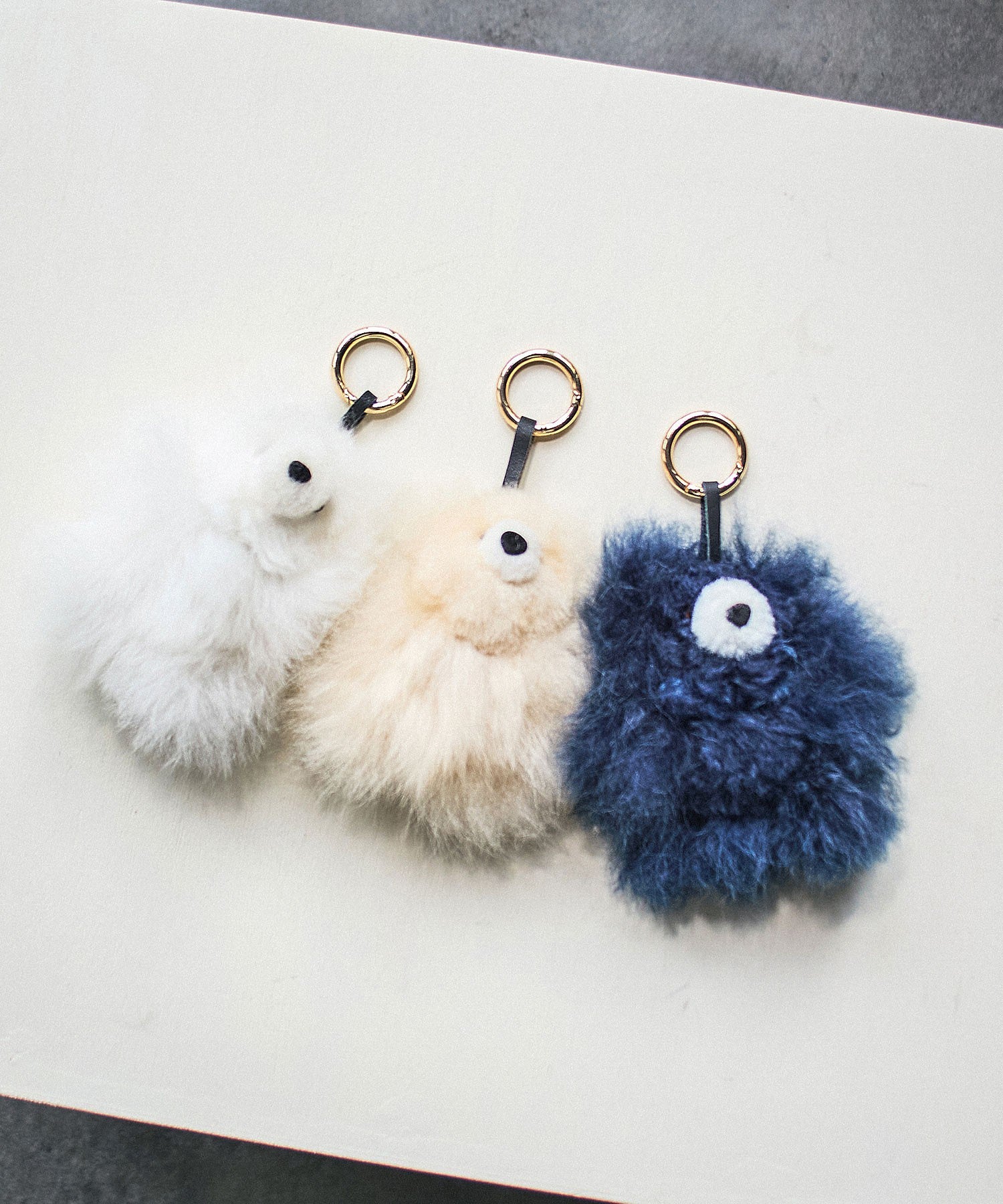 COSY/SMALL BEAR BABY ALPACA KEY RING