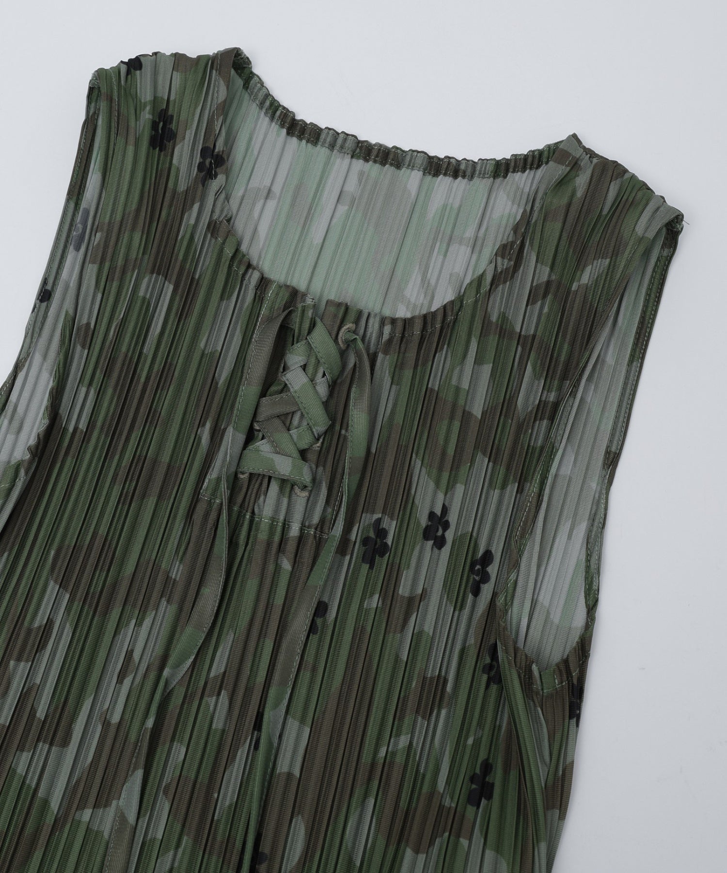 PERKS AND MINI/パークスアンドミニ/W KALLIMA PLEATED TANK TOP 4636