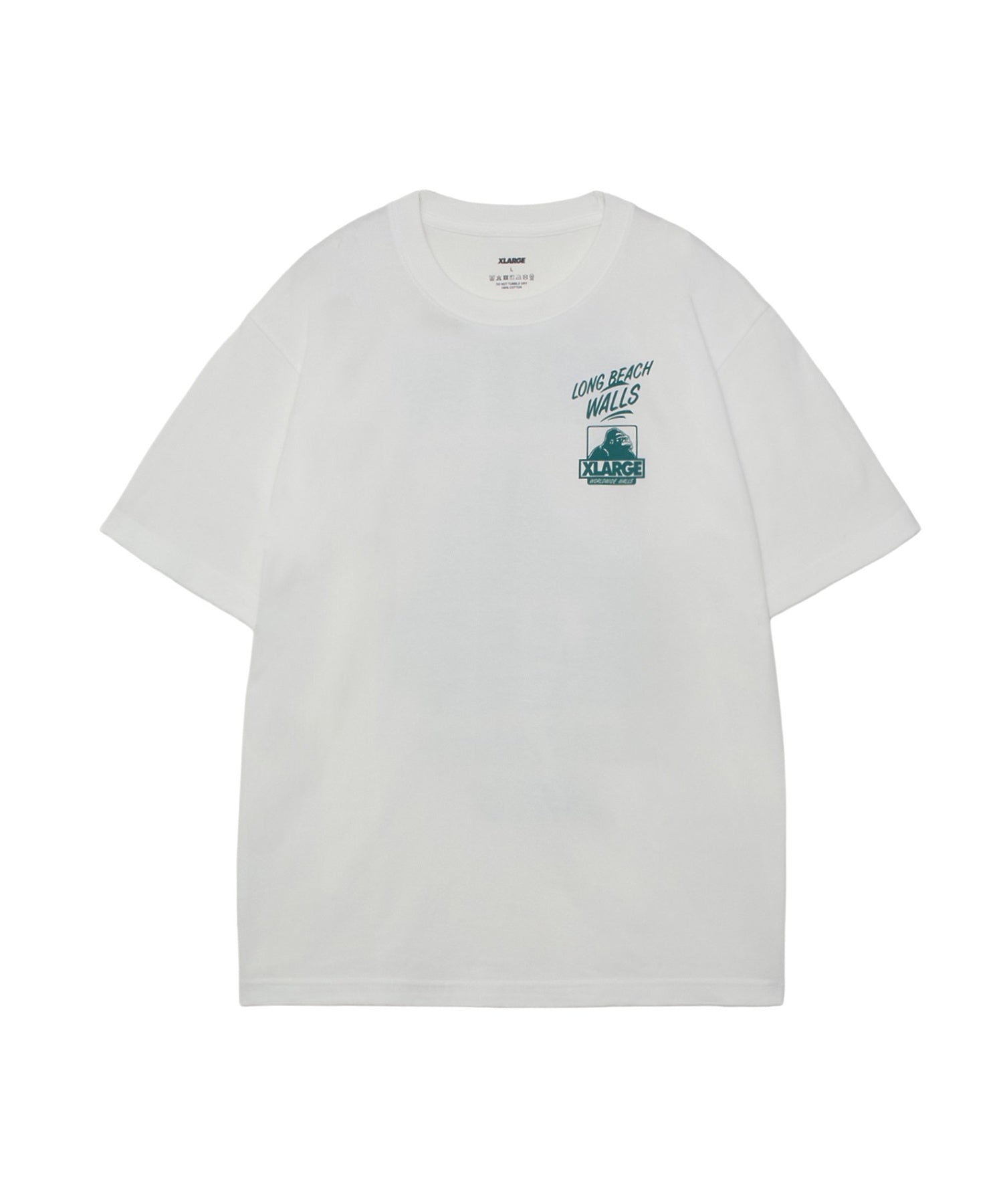 XLARGE x LONG BEACH WALLS S/S TEE calif-ART