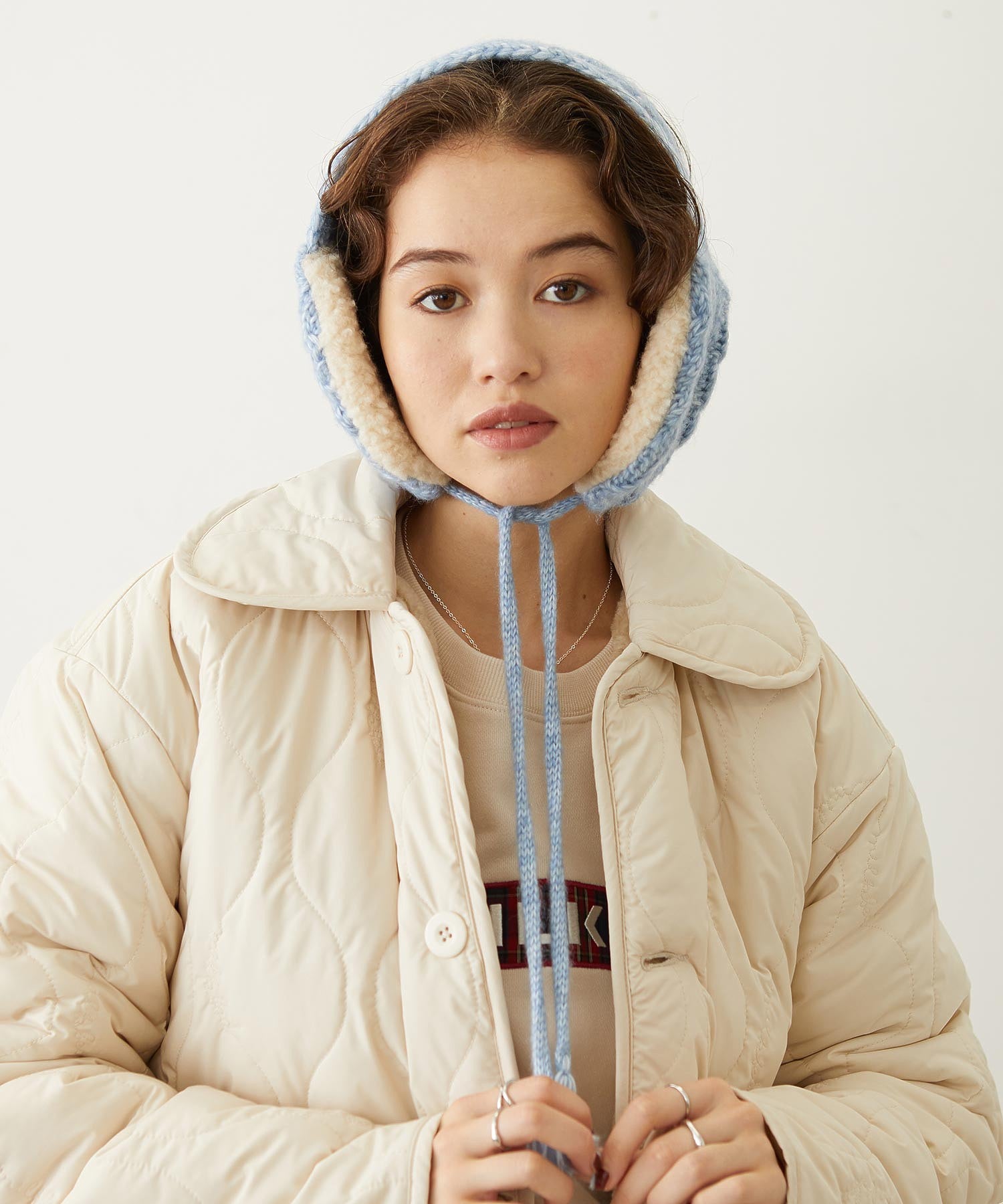 KNIT EAR MUFF