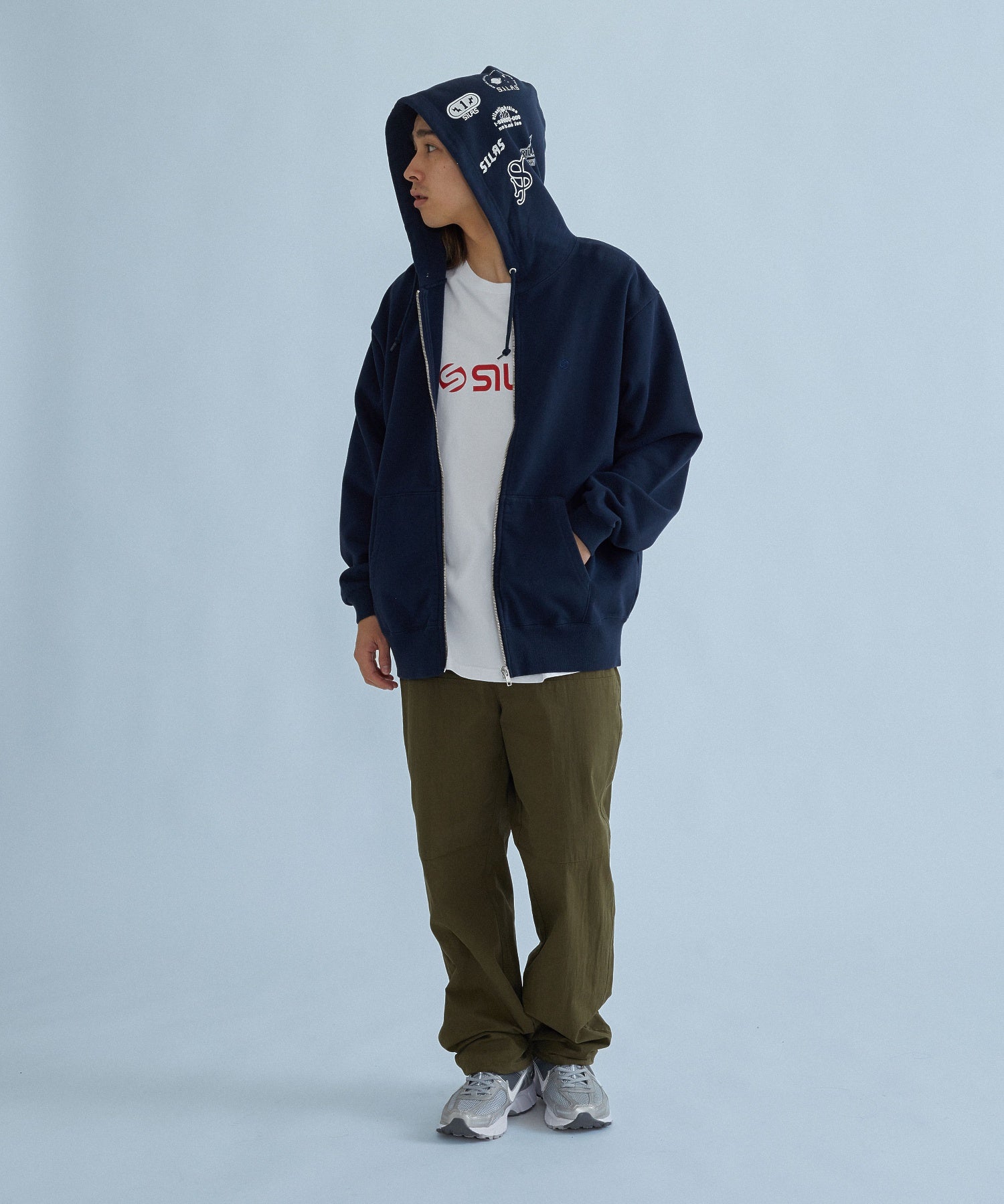 ARCHIVE MASHUP HOODED ZIP SWEATSHIRT